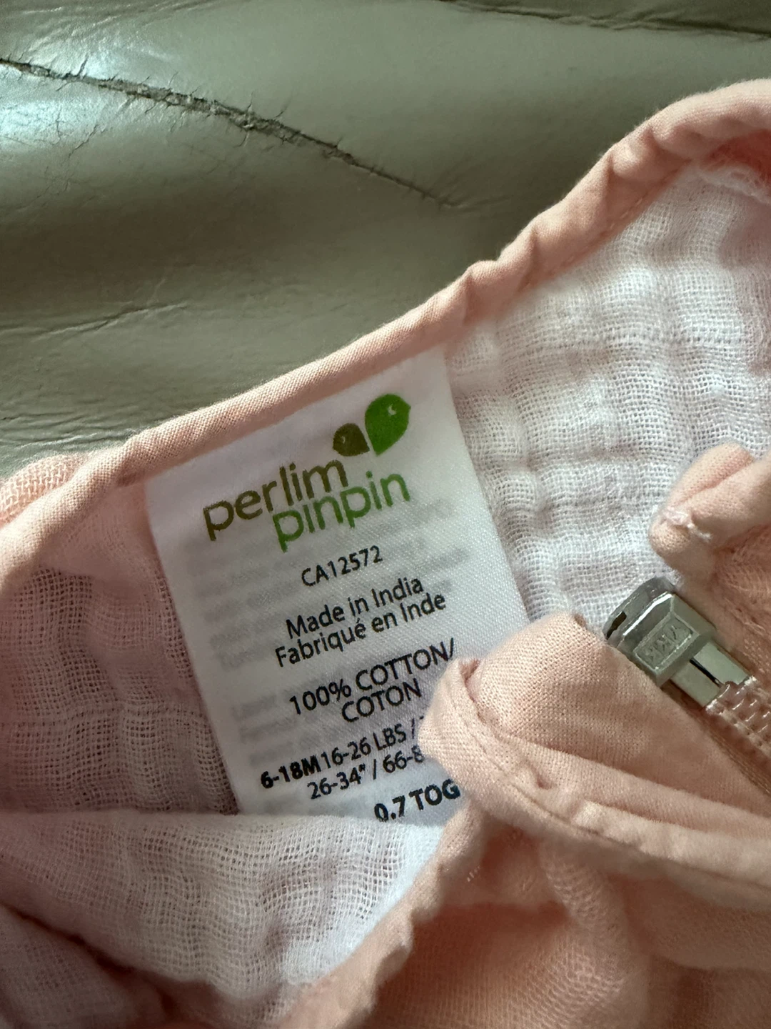 Perlim Pinpin sleep sack 6-18 months