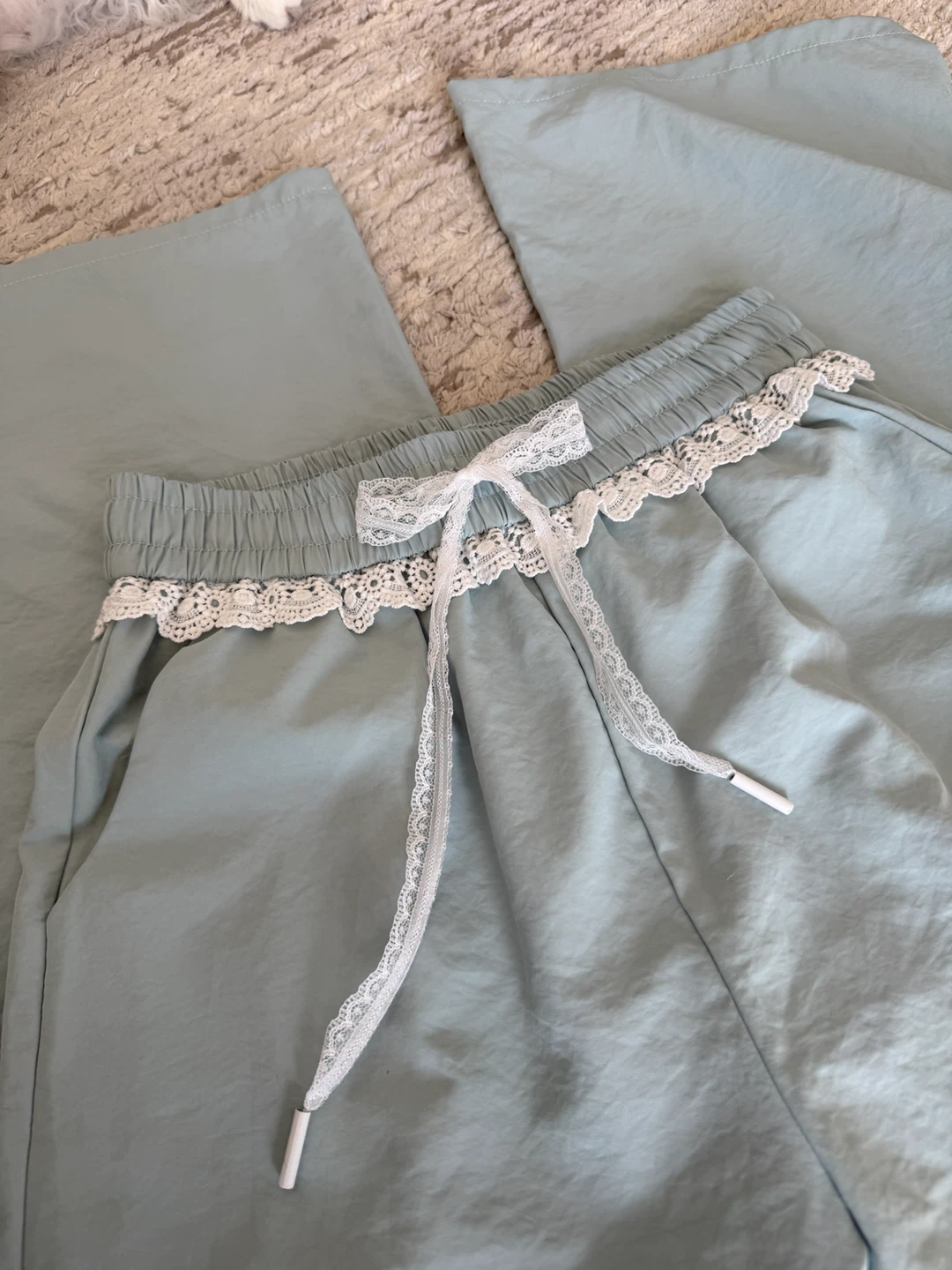 Light Blue Wide Leg Pants Size M
