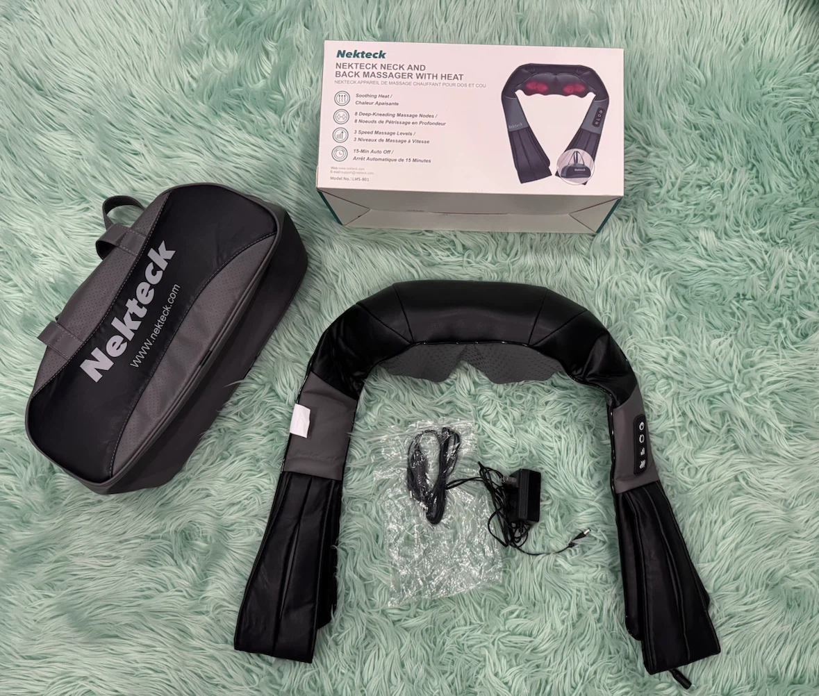 Shiatsu Neck and Back Massager with Soothing Heat - photo 2