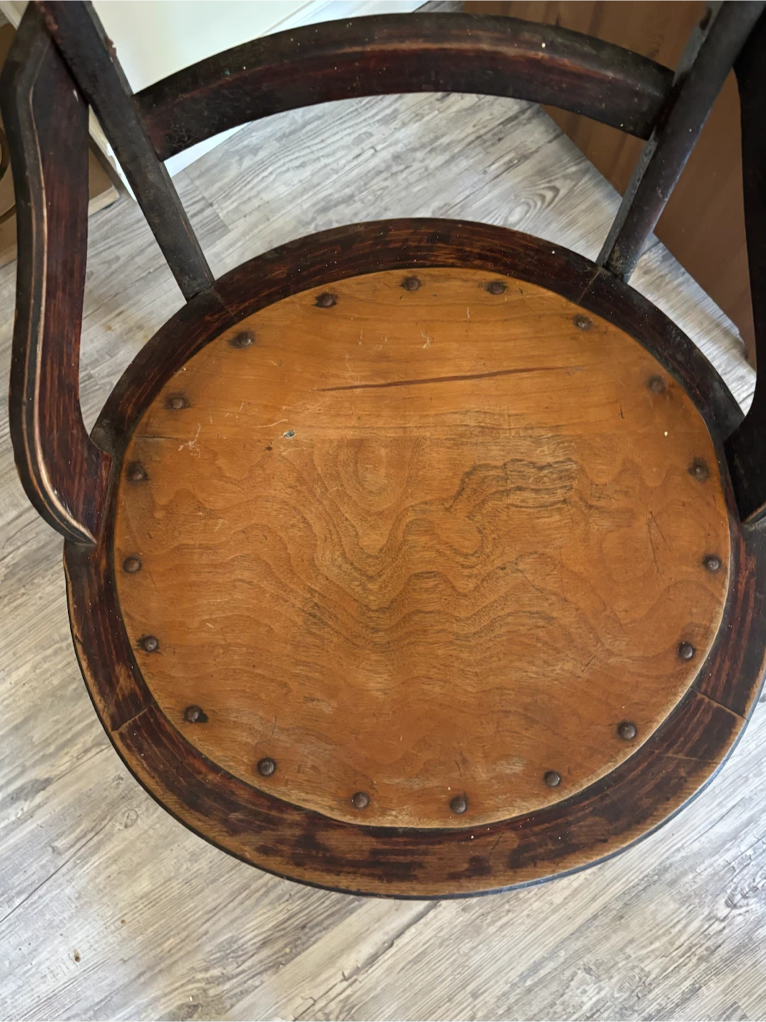 Vintage Wooden Arm Chair - photo 3