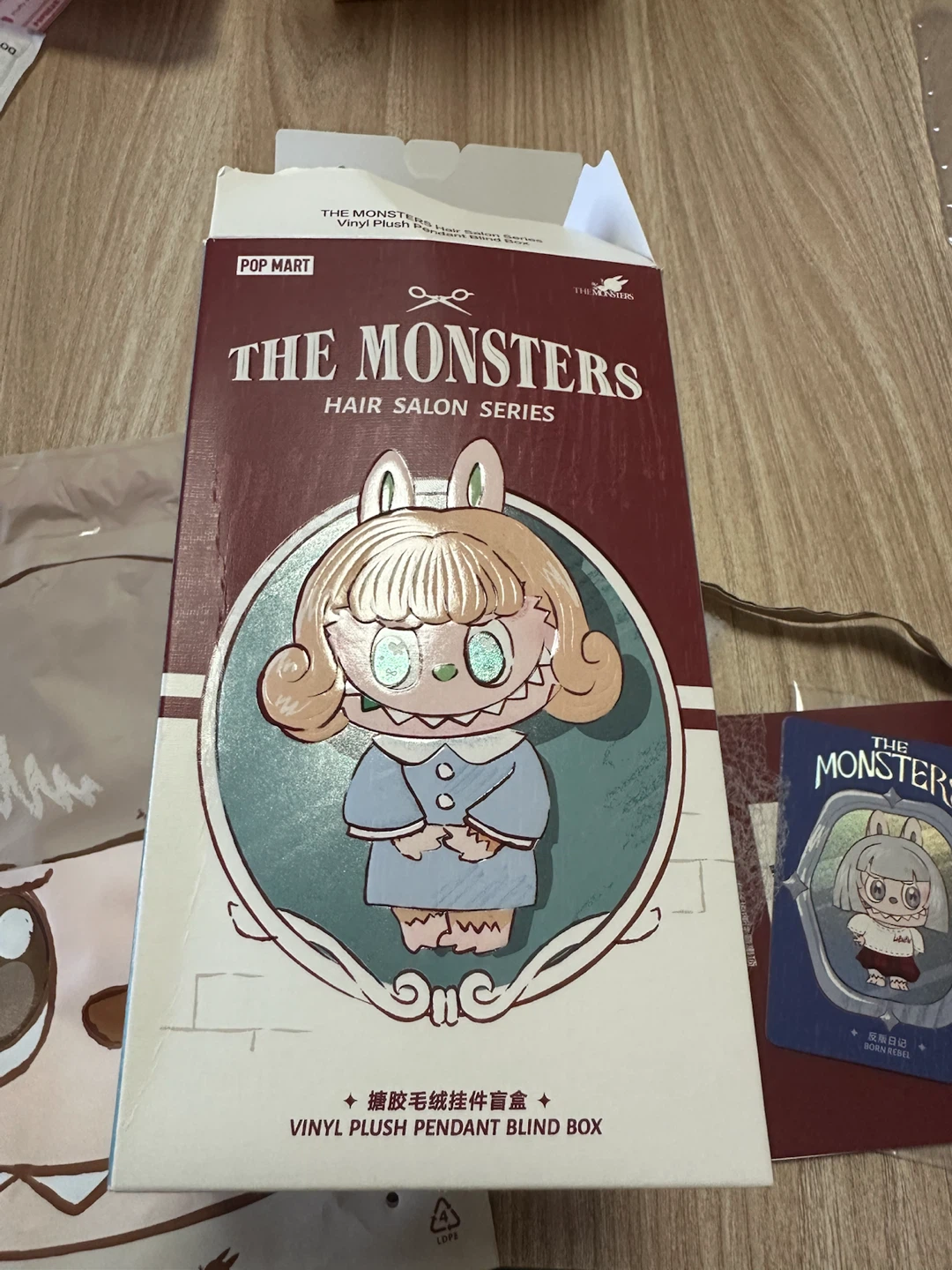 Pop Mart labubu the monsters Hair Salon Plush Pendant Blind Box - photo 4