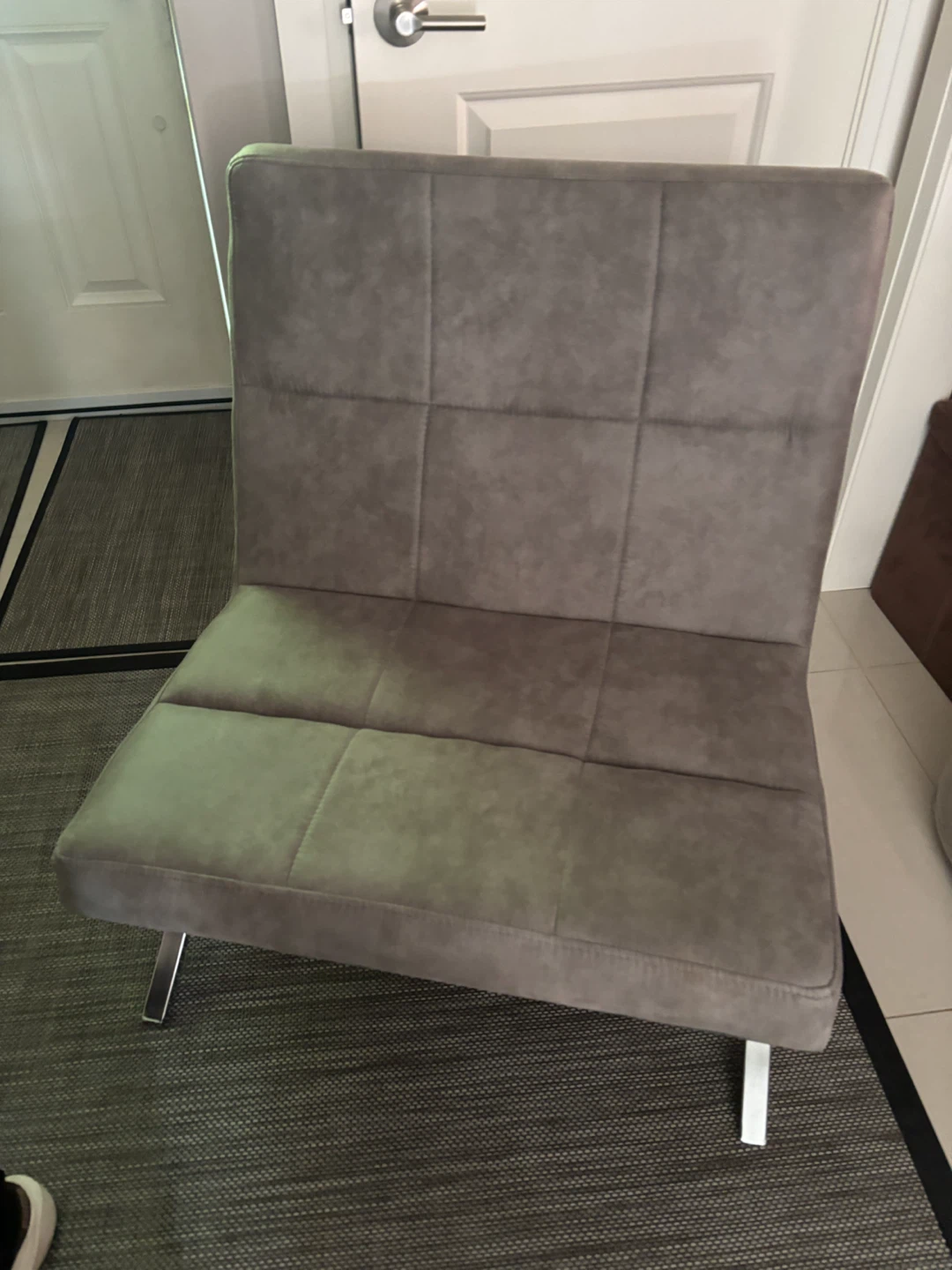 Grey Accent Chair