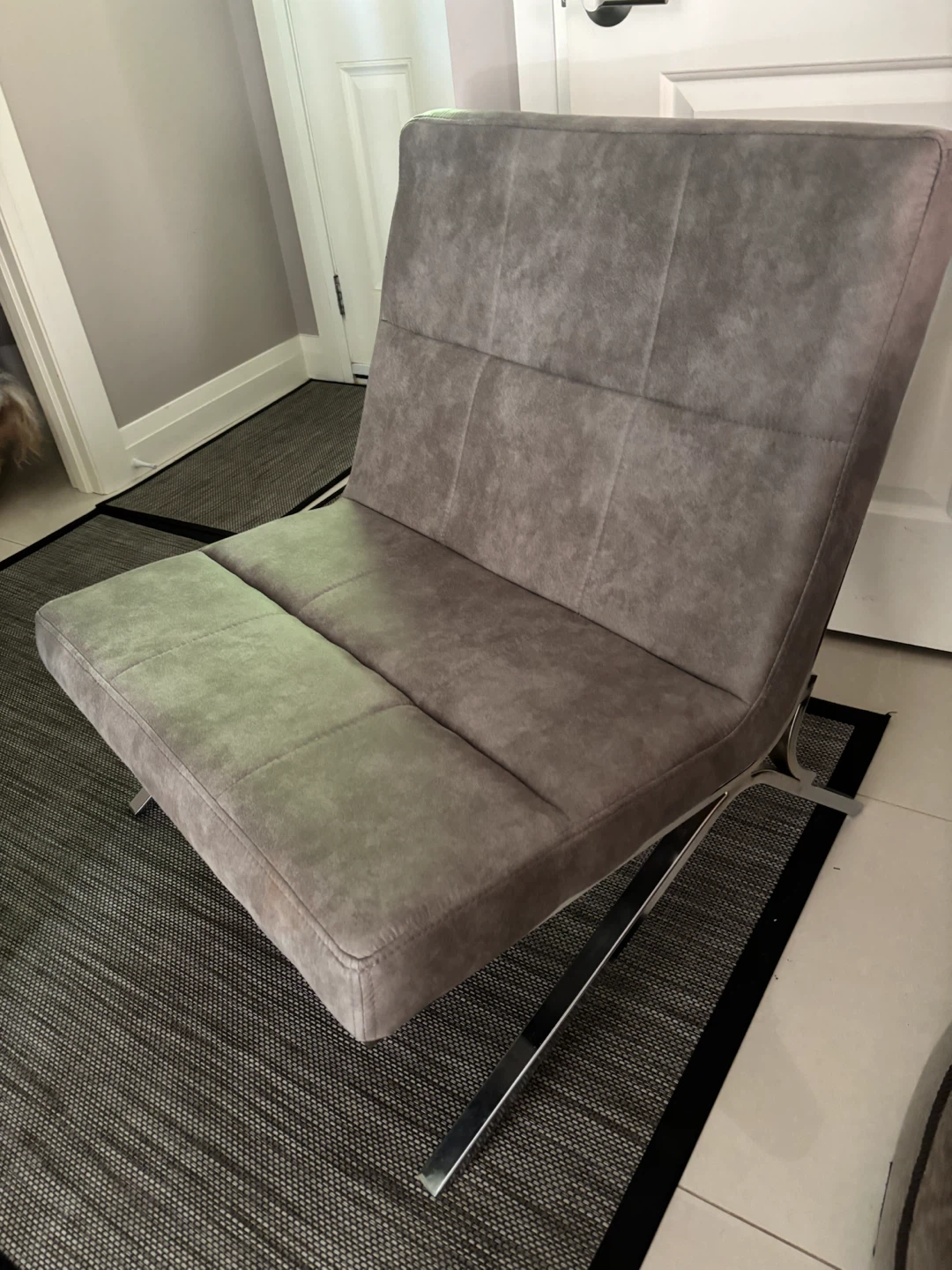 Grey Accent Chair - photo 2