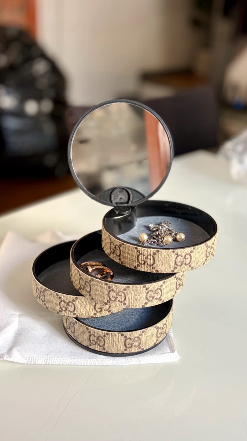 Monogram Jewelry Organizer with Mirror