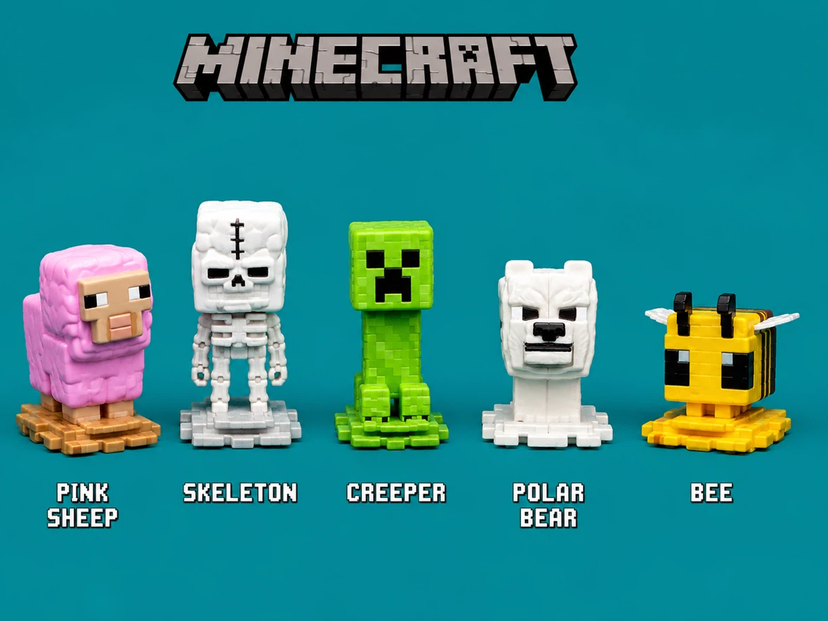 Minecraft Mini Figures 5 piece set