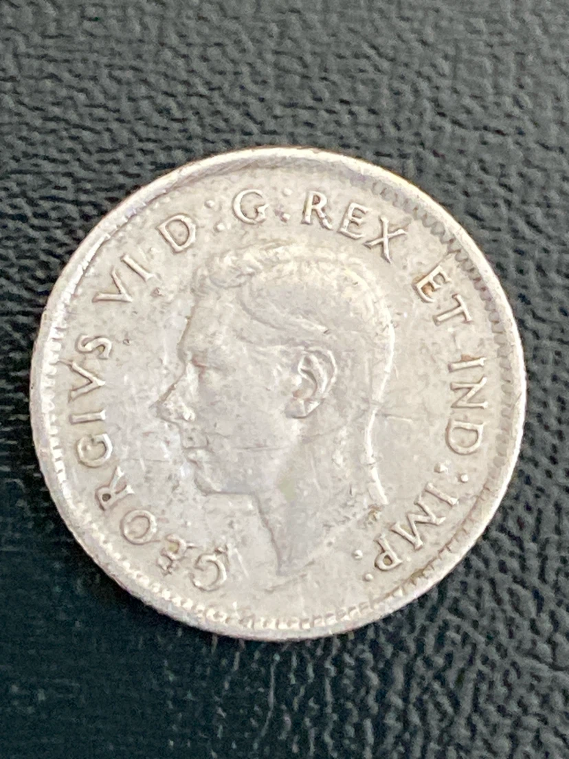1943 Canada 10 Cent Coin