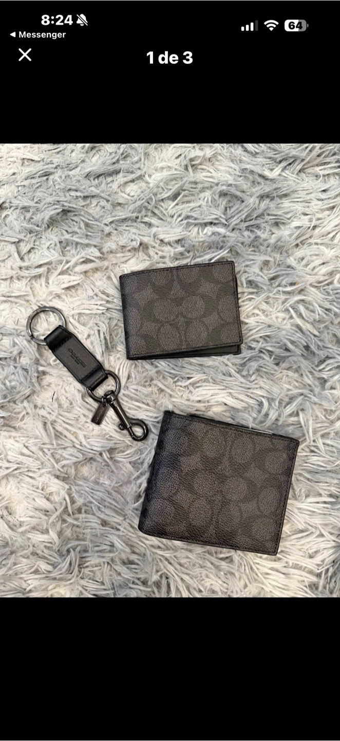 Coach Wristlet, Coin Pouch, and Card Holder Set - photo 3