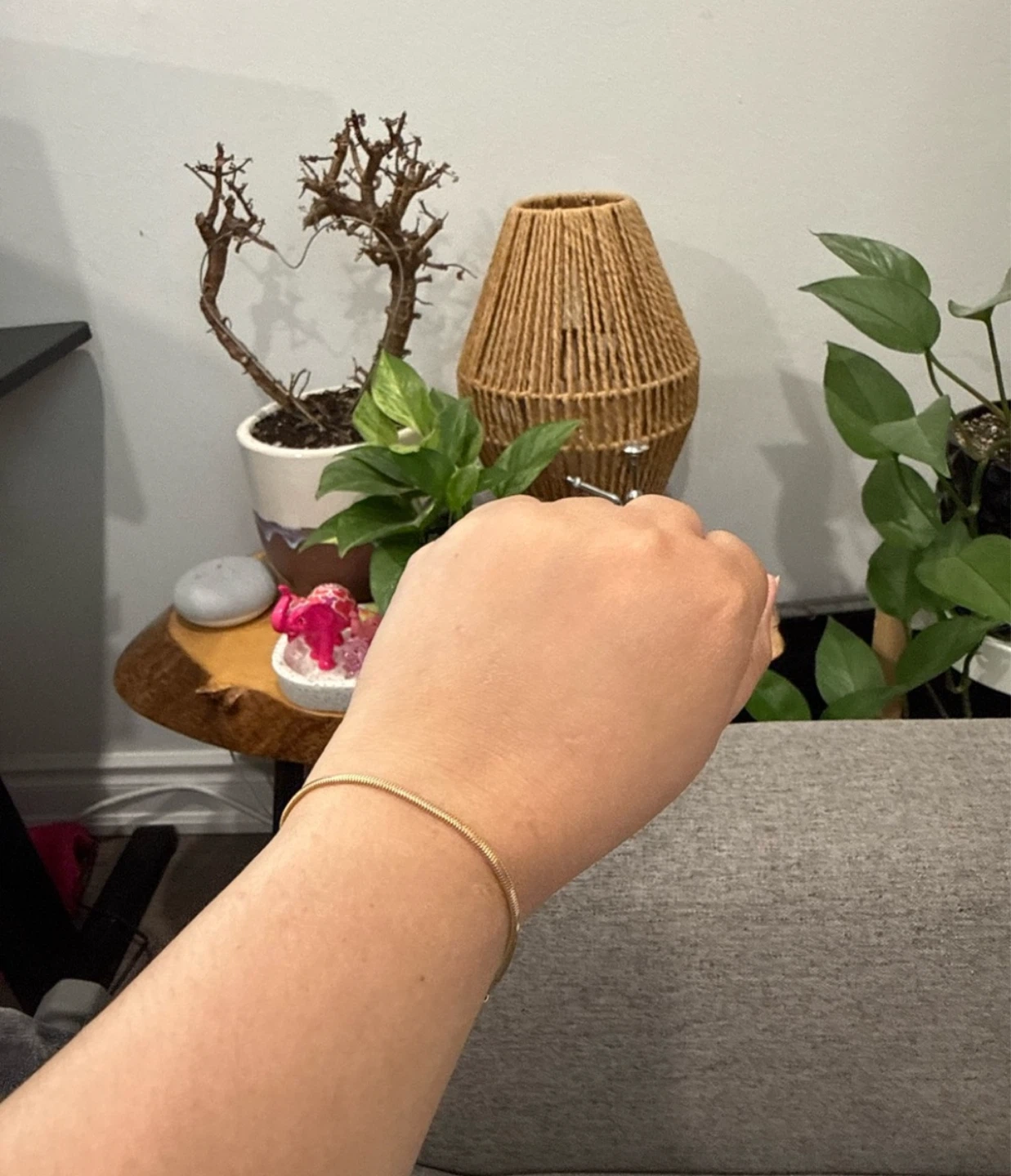 K18 Gold Snake Chain Bracelet - photo 2