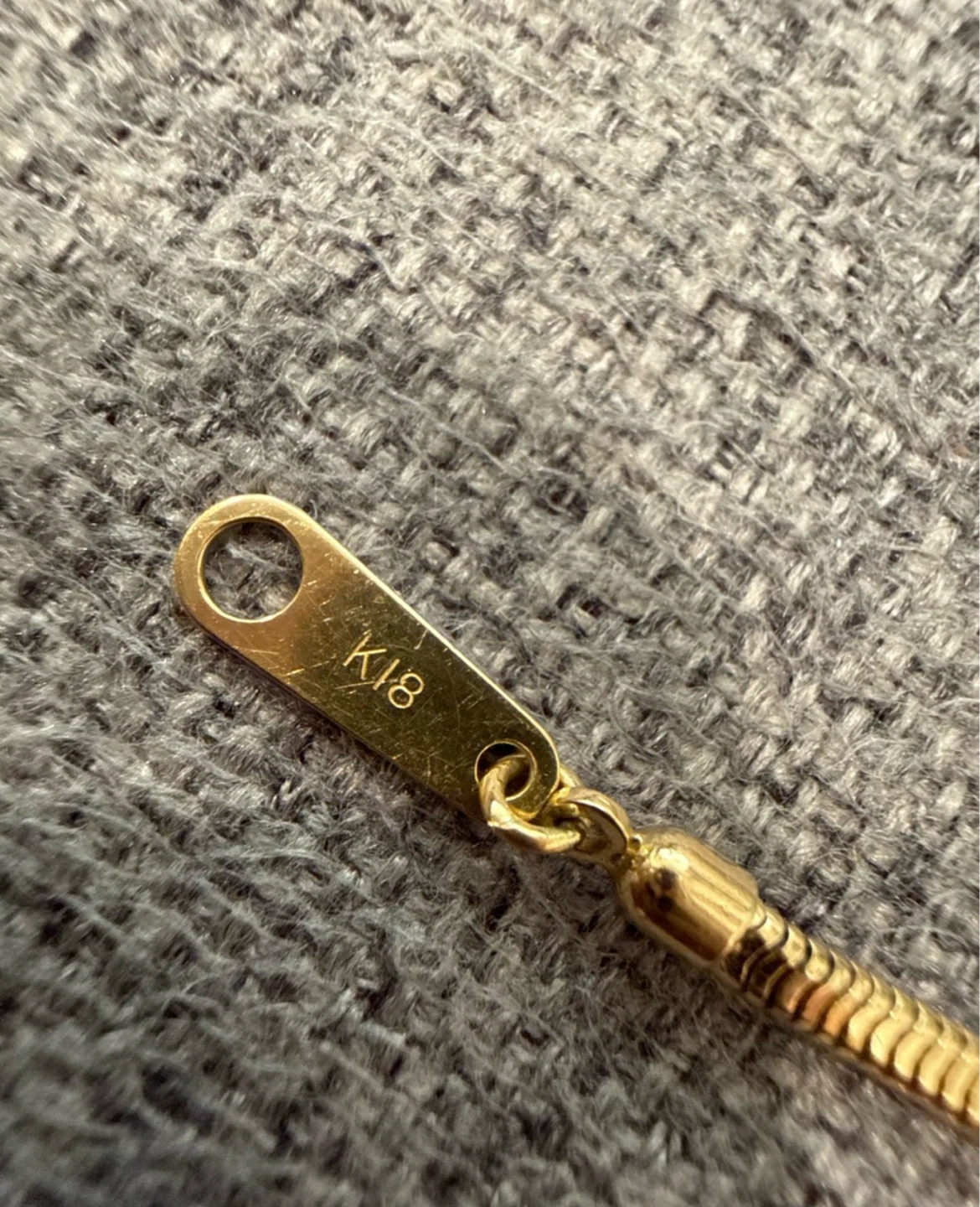 K18 Gold Snake Chain Bracelet - photo 4