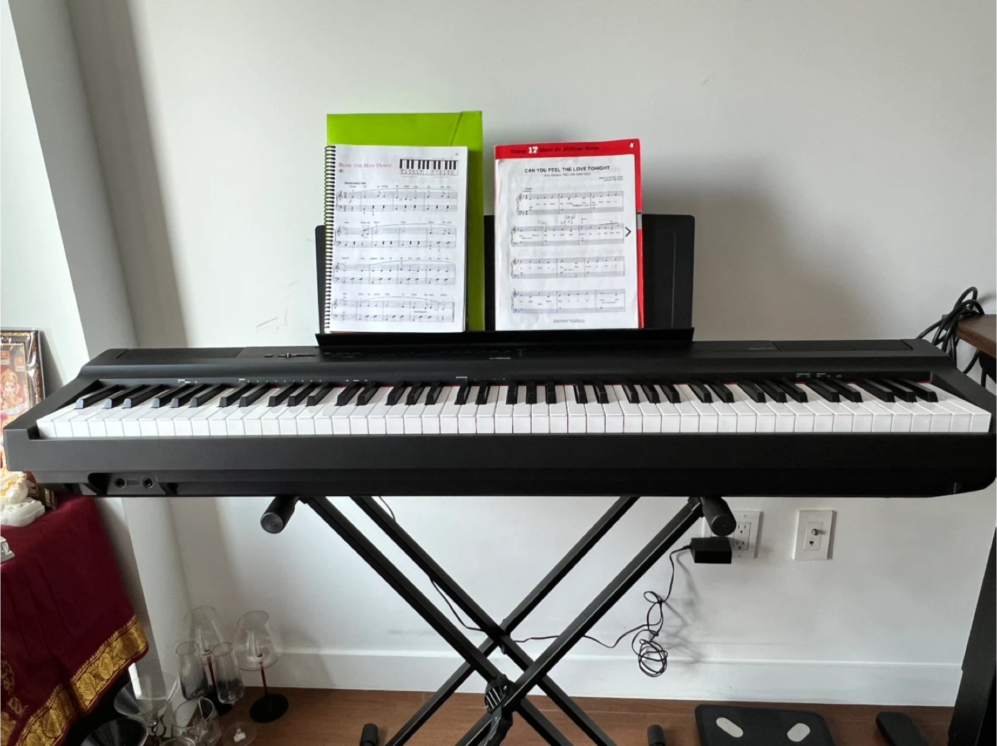 Yamaha Digital Piano P-45 with Accessories