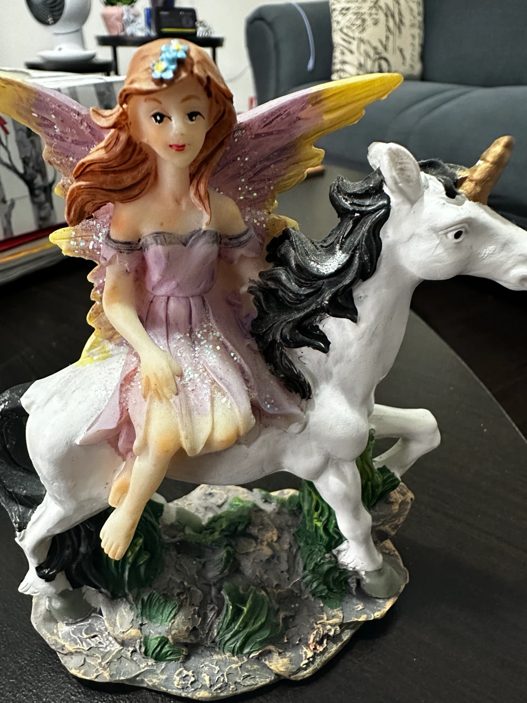 Fairy on Unicorn Figurine - photo 5