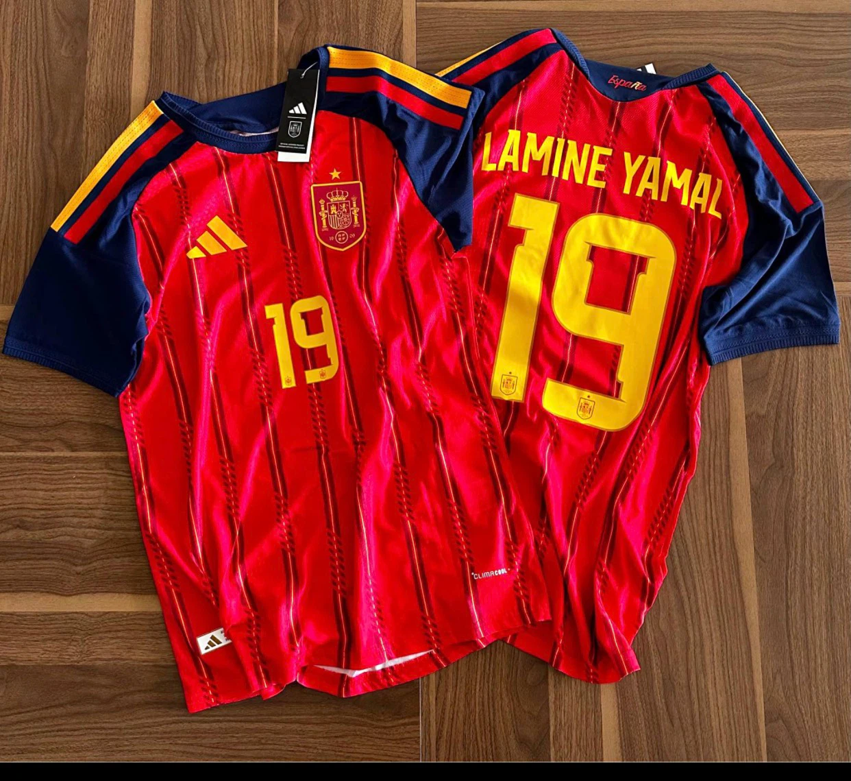Spain National Team Football Jersey Lamine Yamal 19