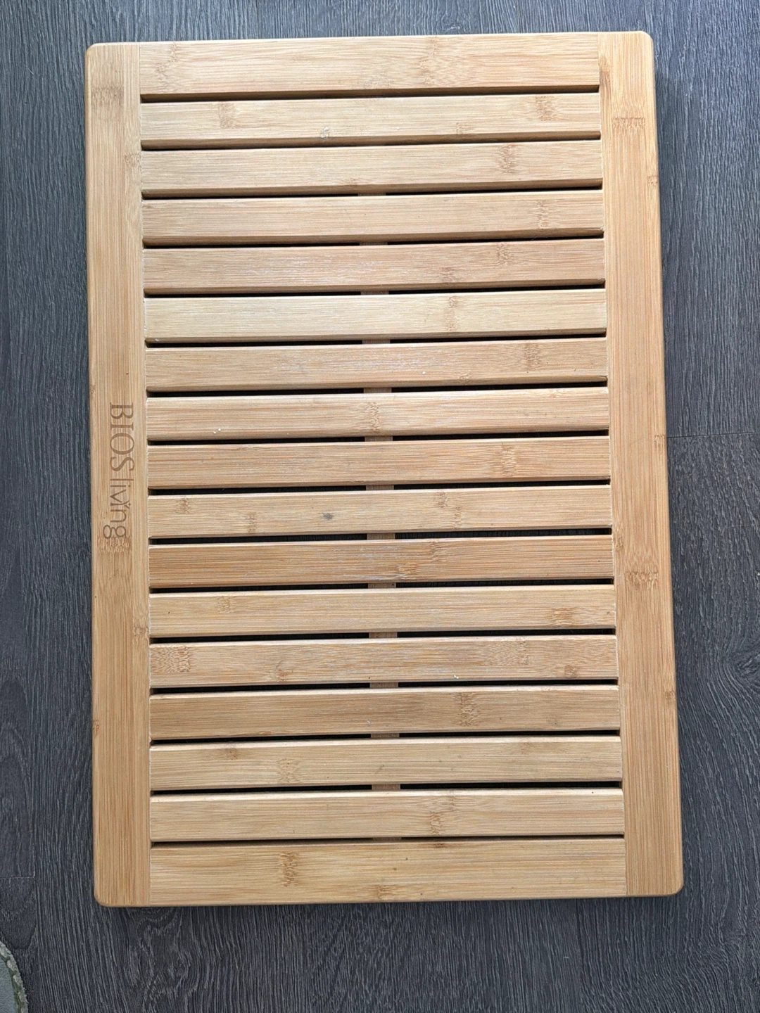 BIOS LIVING Bamboo Bath Mat - 3 available today only moving sale