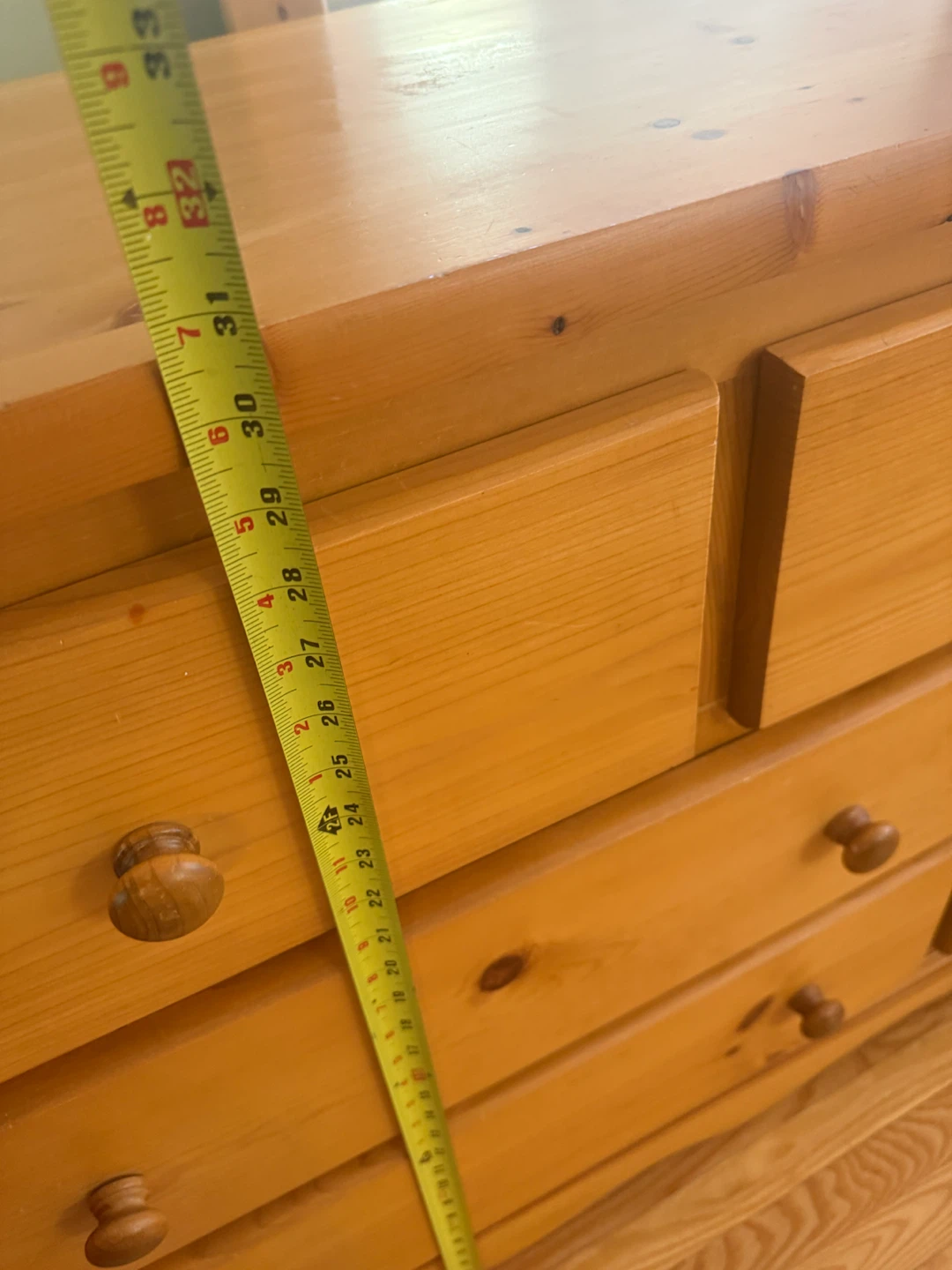 Solid Wood Dresser with Mirror - photo 4