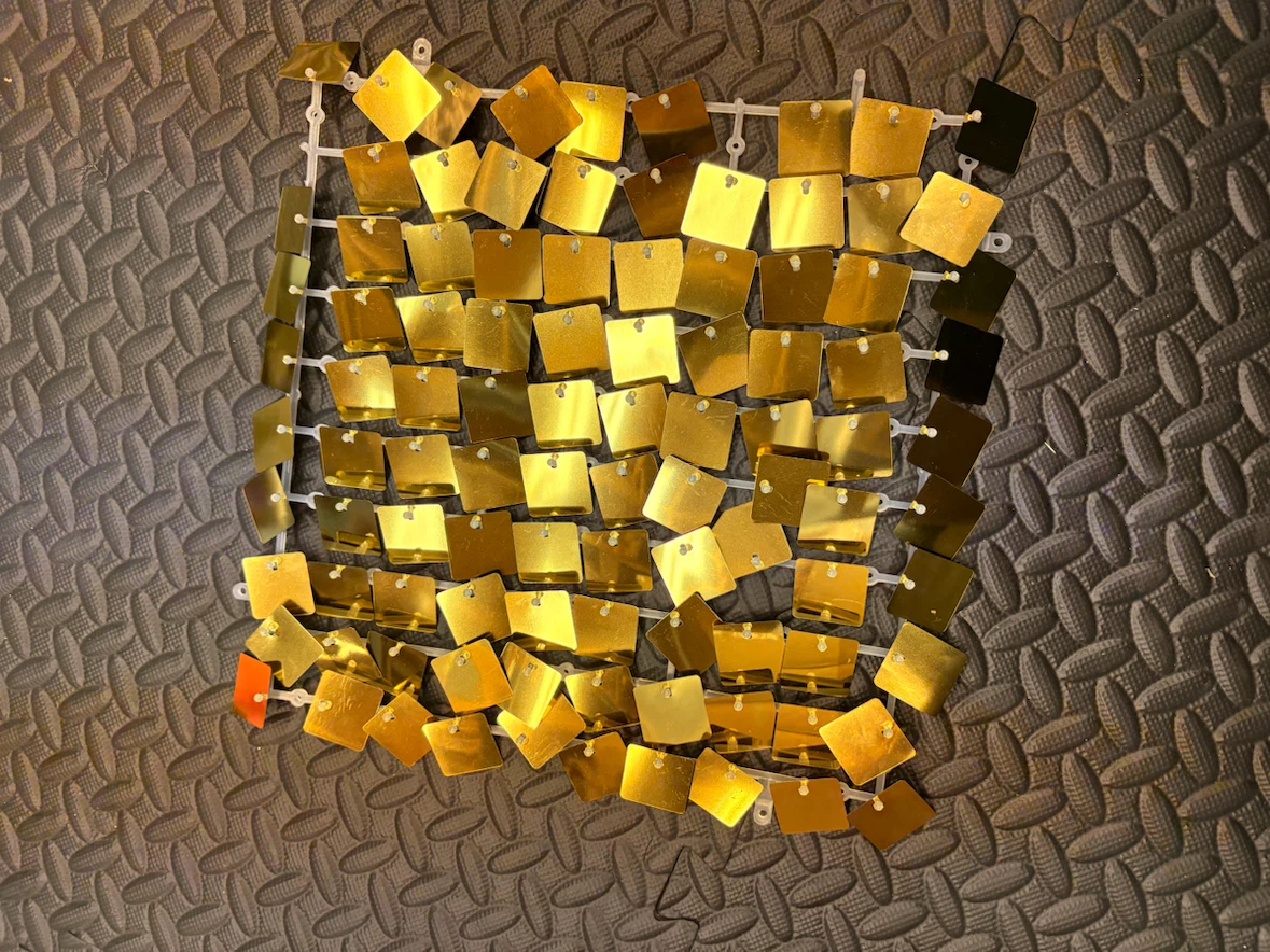 Gold Sequin Panel