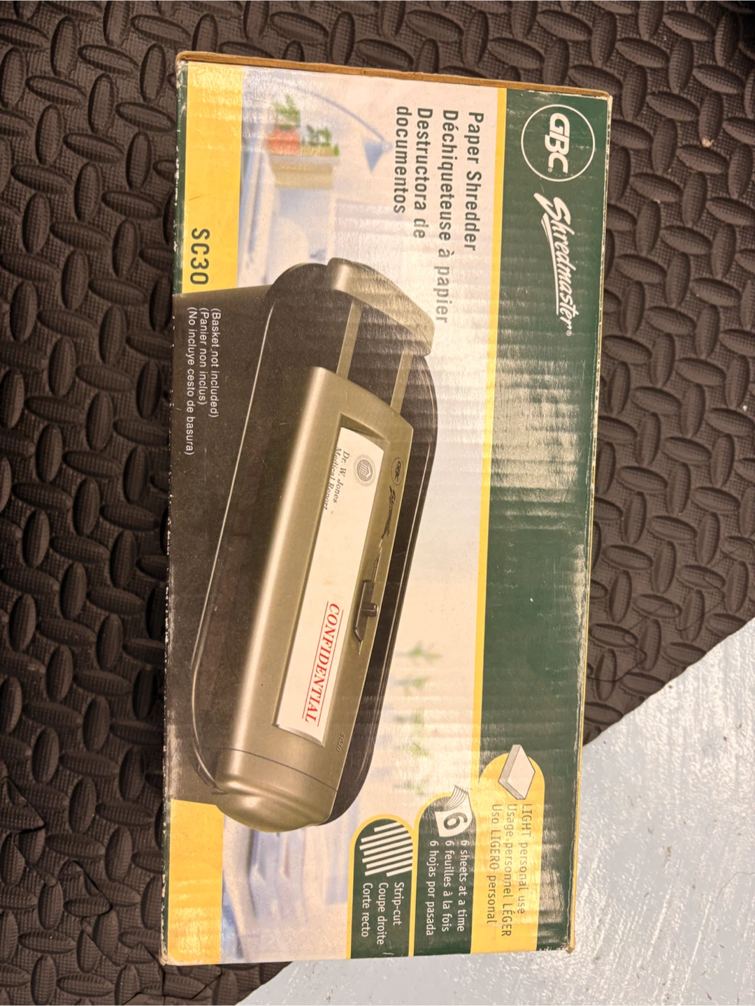 GBC Shredmaster SC30 Paper Shredder