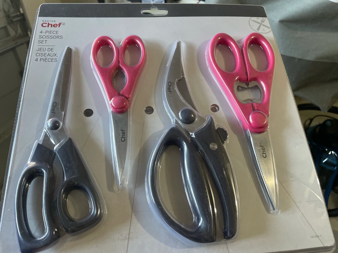Master Chef 4-Piece Kitchen Scissors Set