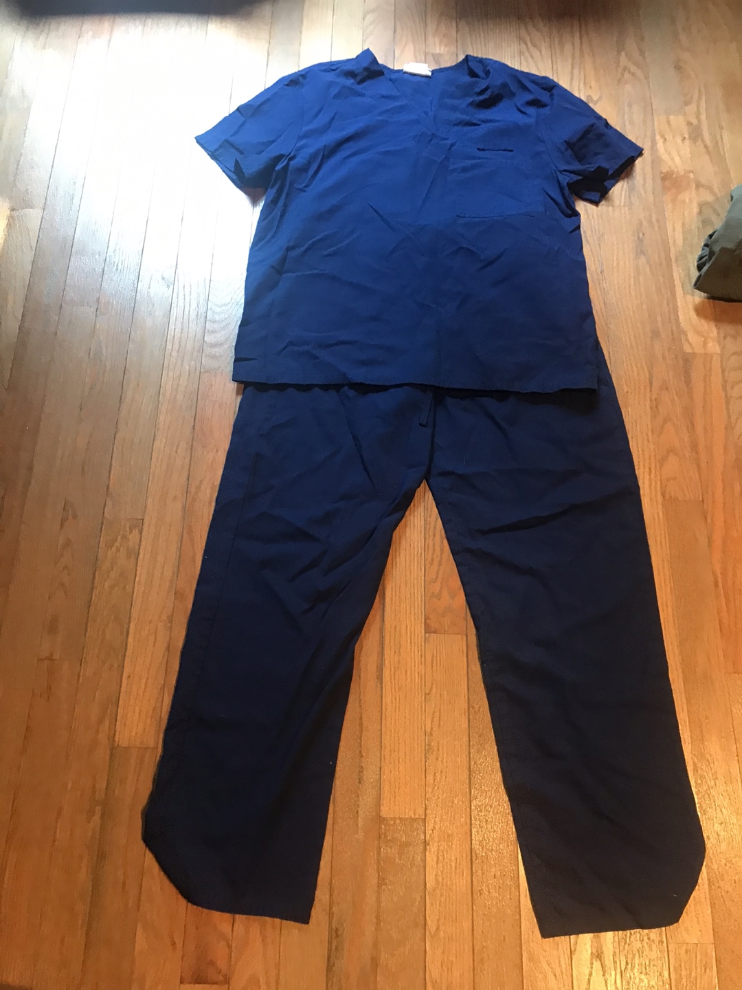 NAVW Navy Blue Scrub Set M/M