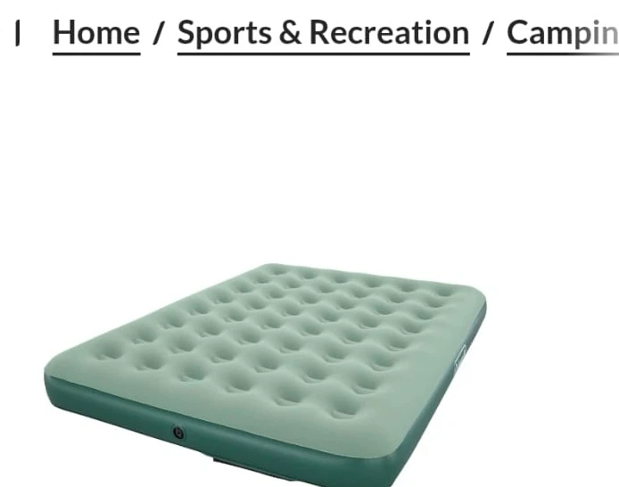 Coleman QuickBed Single-High Air Mattress with Pump, Queen - photo 4
