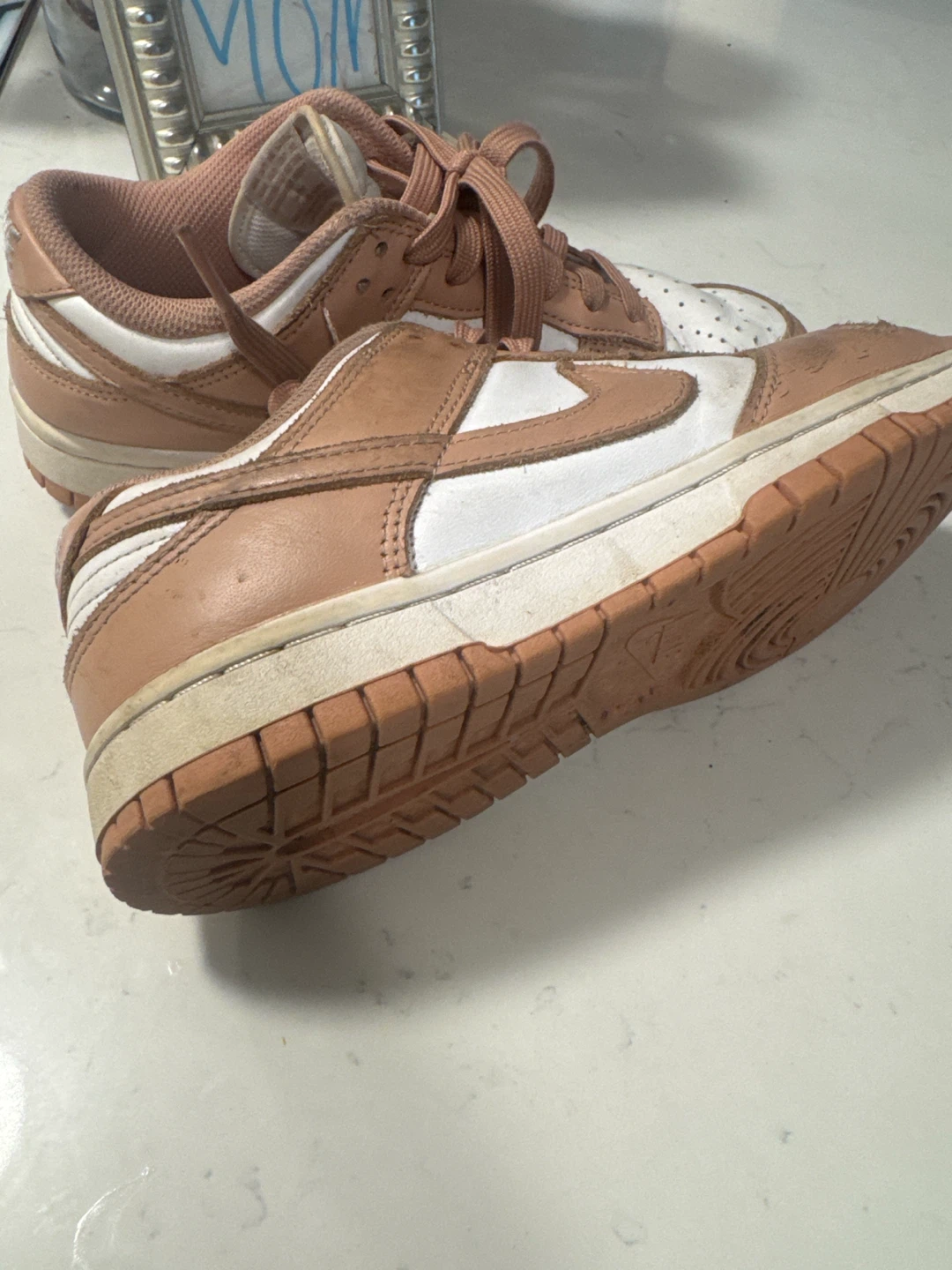 Nike Dunk Low Pink White Sneakers - photo 2