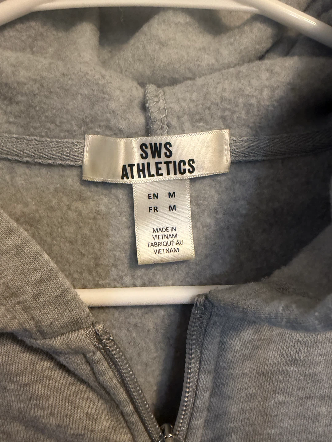 Women SWS Athletics Grey Zip-Up Hoodie - photo 2