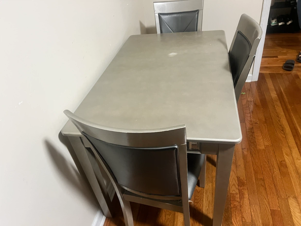 Dining Table Set with 3 Chairs - photo 2