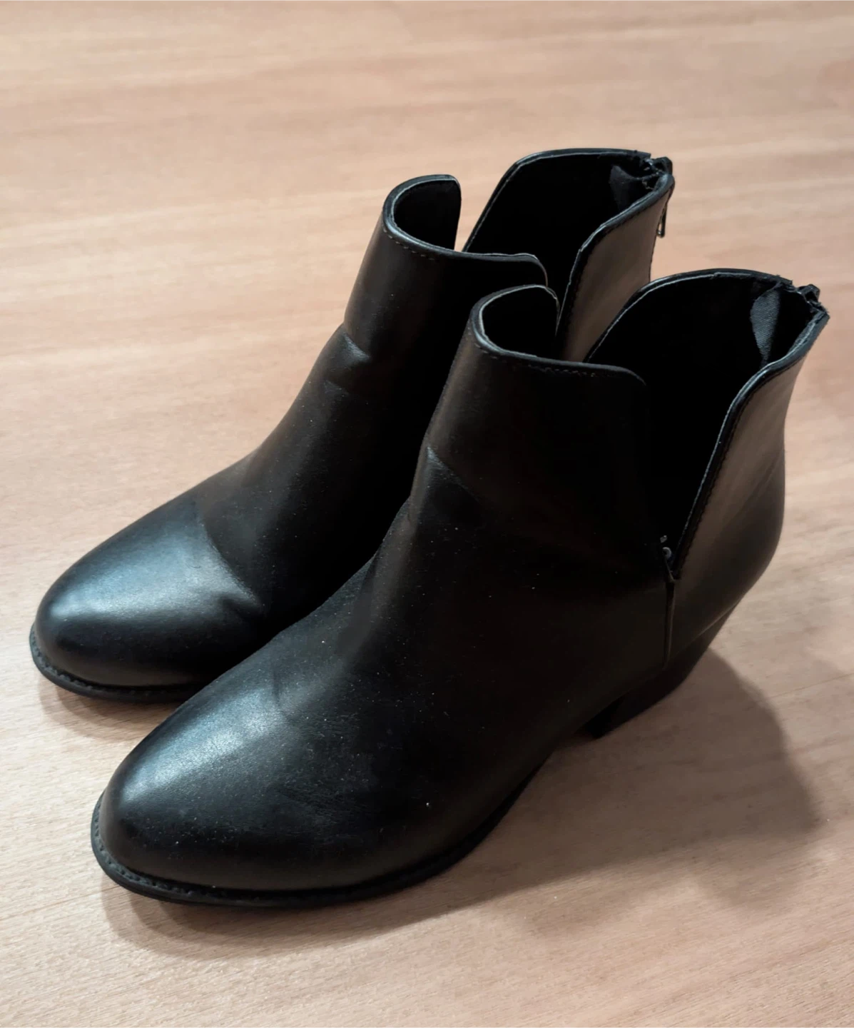 Black Ankle Boots- Women Size 6