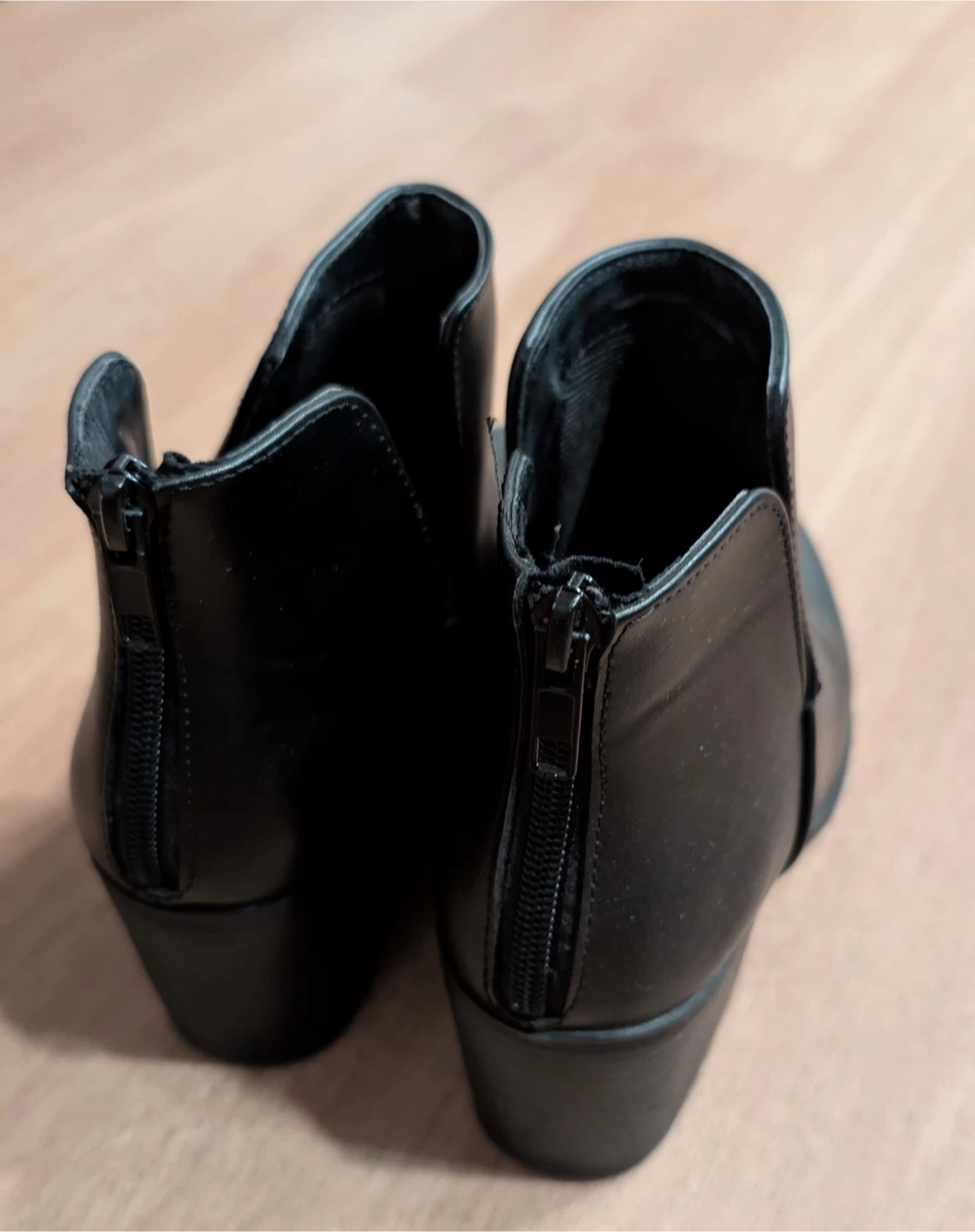 Black Ankle Boots- Women Size 6 - photo 2
