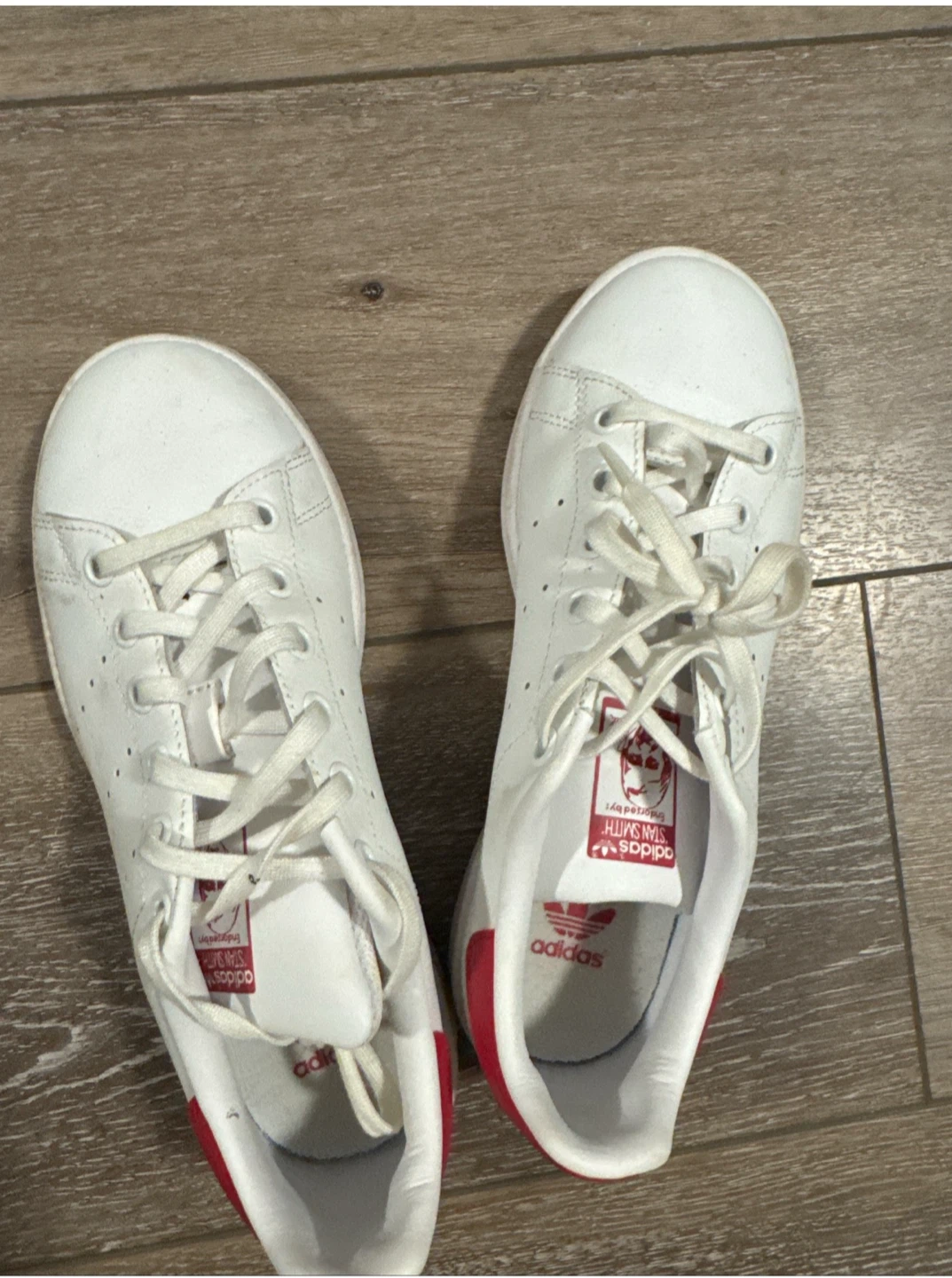 Adidas Stan Smith Sneakers - White/Red