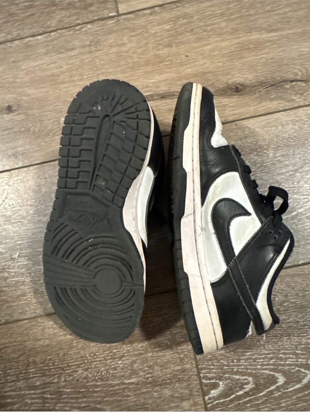 Nike Dunk Low Black White Sneakers - photo 2