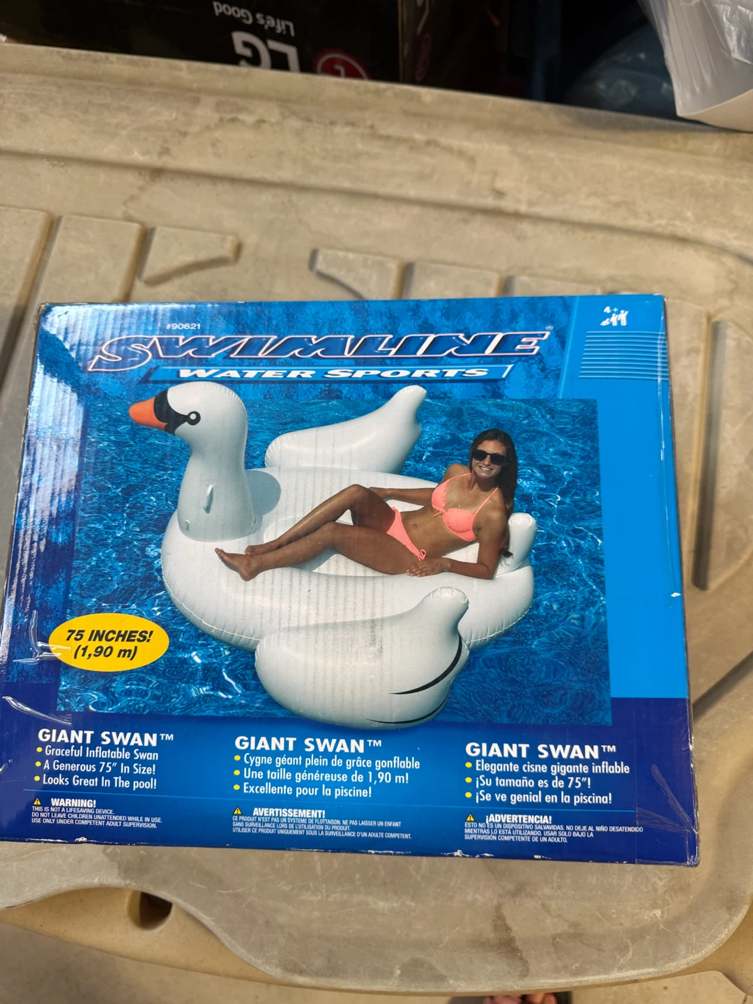 Swimline Giant Swan Pool Float