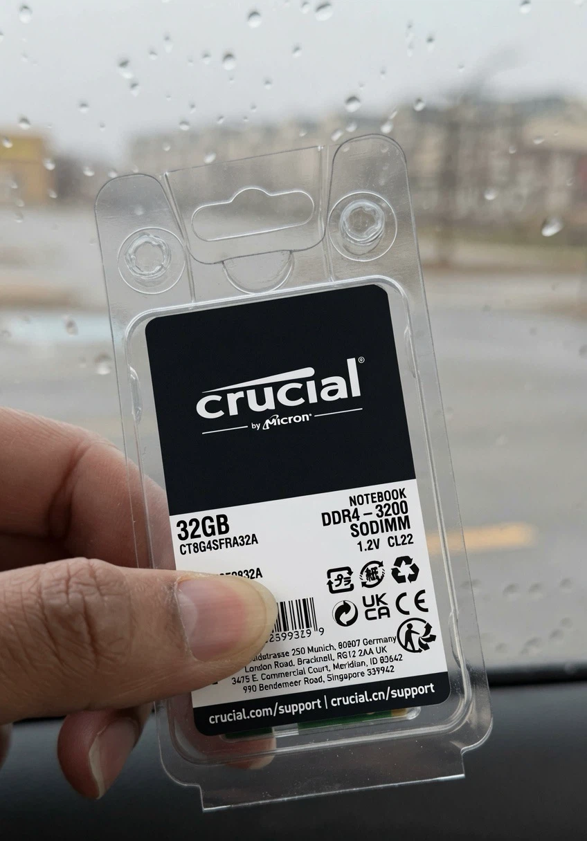 Crucial 32GB DDR4-3200 SODIMM