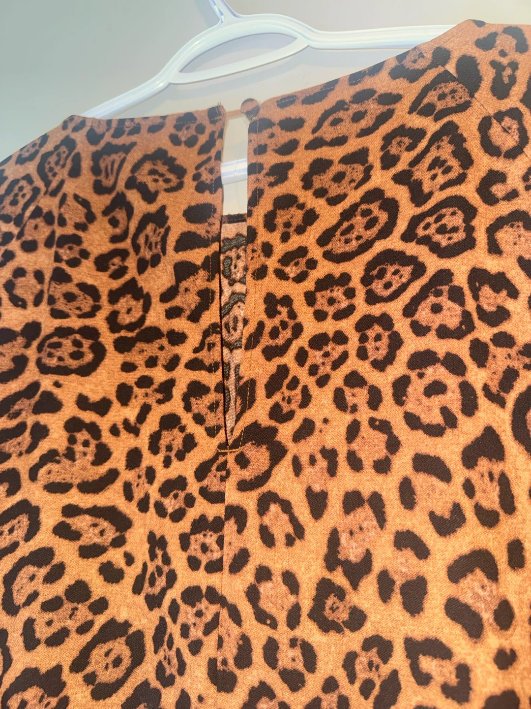 Leopard Print Long Sleeve Dress - photo 5