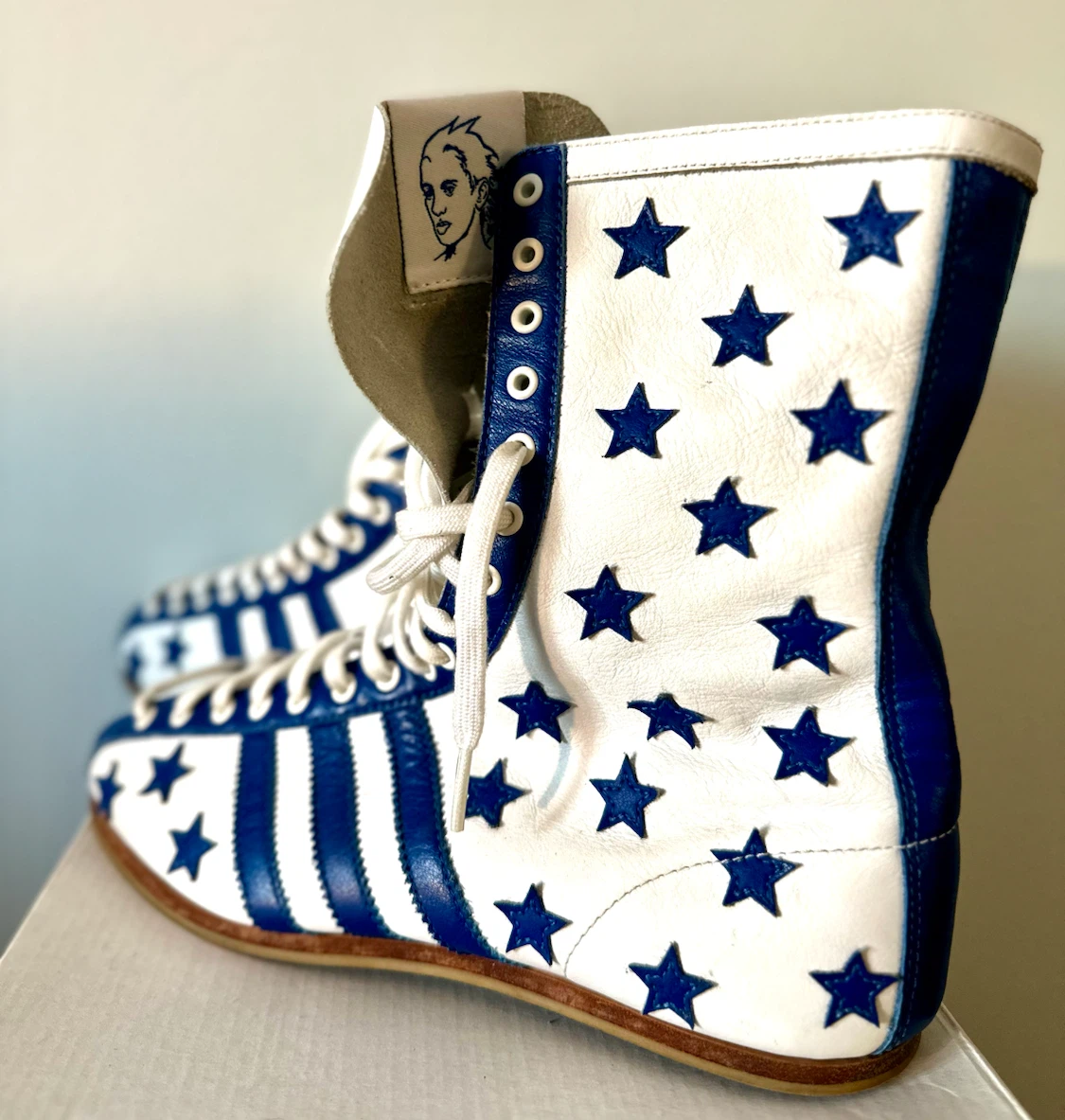 Adidas JS Jeremy Scott rare Muhammad Ali Boxing Leather boots - photo 2