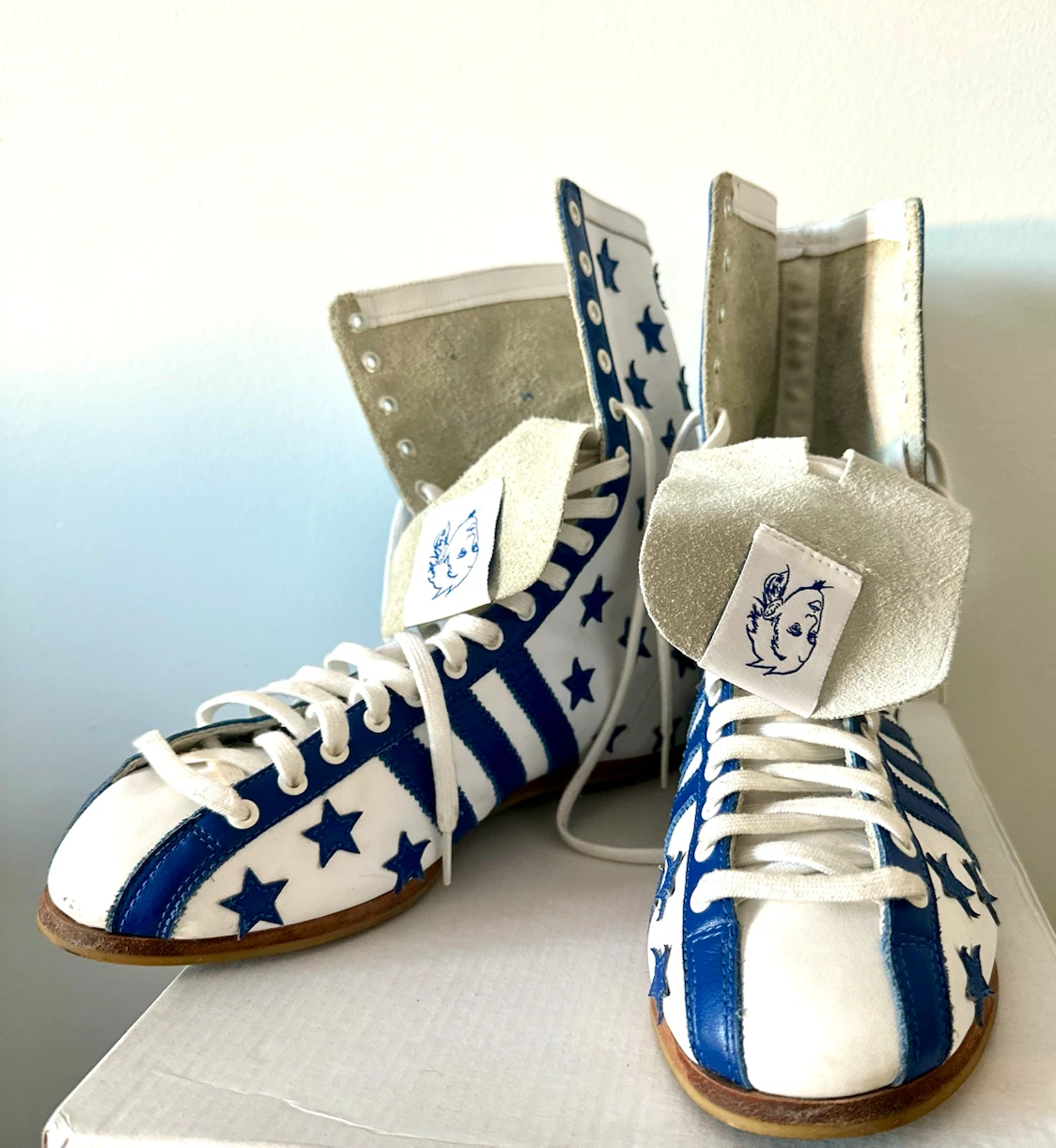 Adidas JS Jeremy Scott rare Muhammad Ali Boxing Leather boots - photo 5