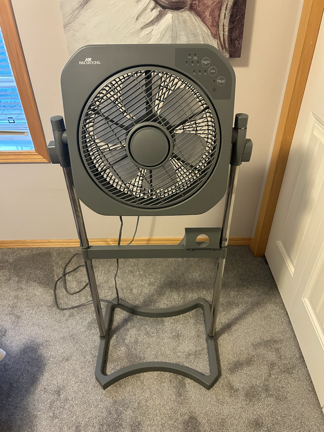 Air Innovations Box Fan with Stand