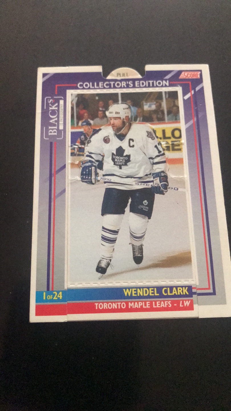 Wendel Clark 1991-92 Score Collectors Edition Hockey Card