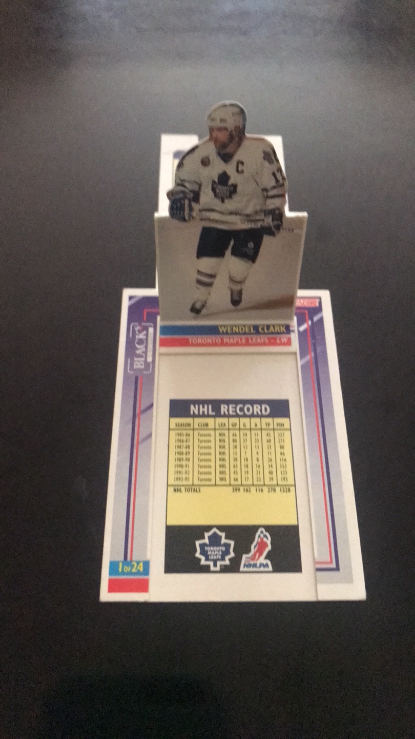 Wendel Clark 1991-92 Score Collectors Edition Hockey Card - photo 2