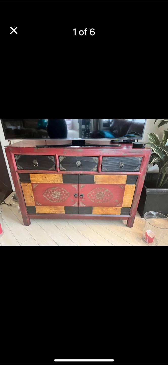 Indian cupboard buffet