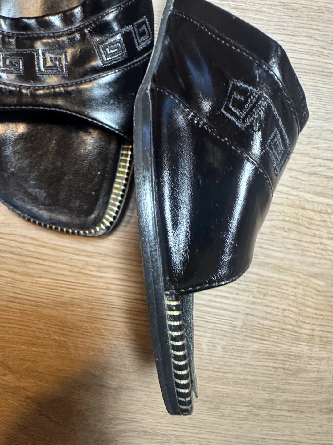 Vintage Siseley Black Mules Made in Italy - photo 3