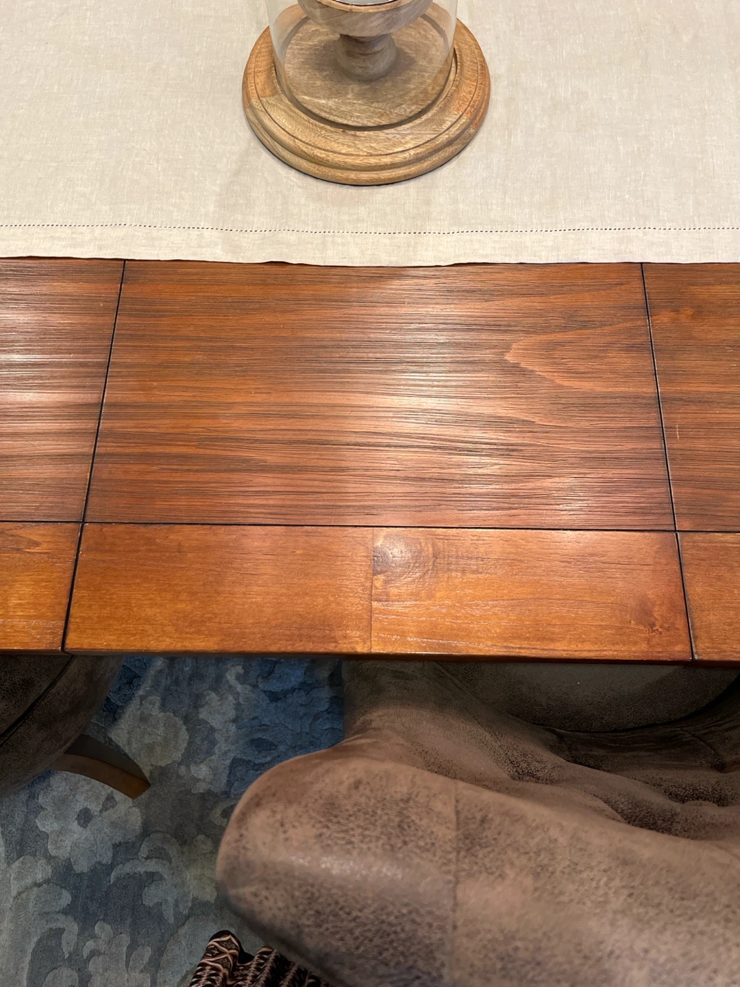 Wooden Dining Table with Upholstered Chairs - photo 4