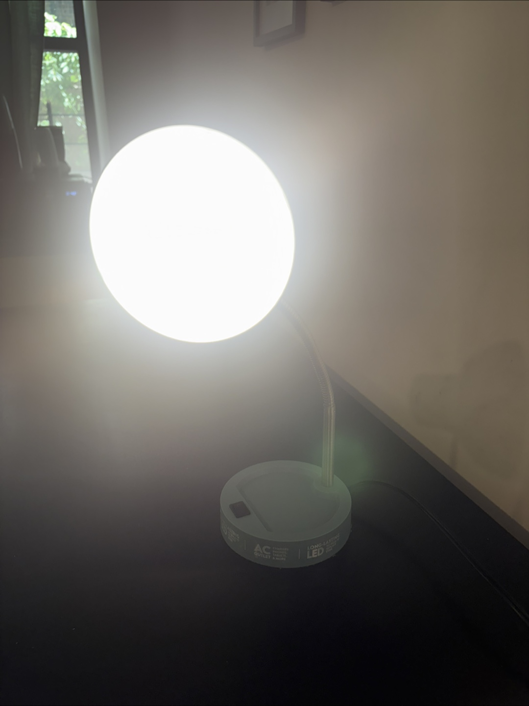 Desk Lamp with AC Outlet - photo 2