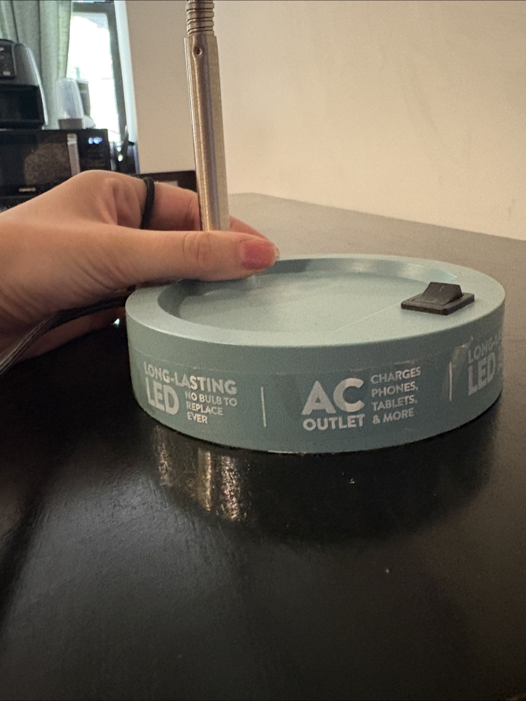 Desk Lamp with AC Outlet - photo 3