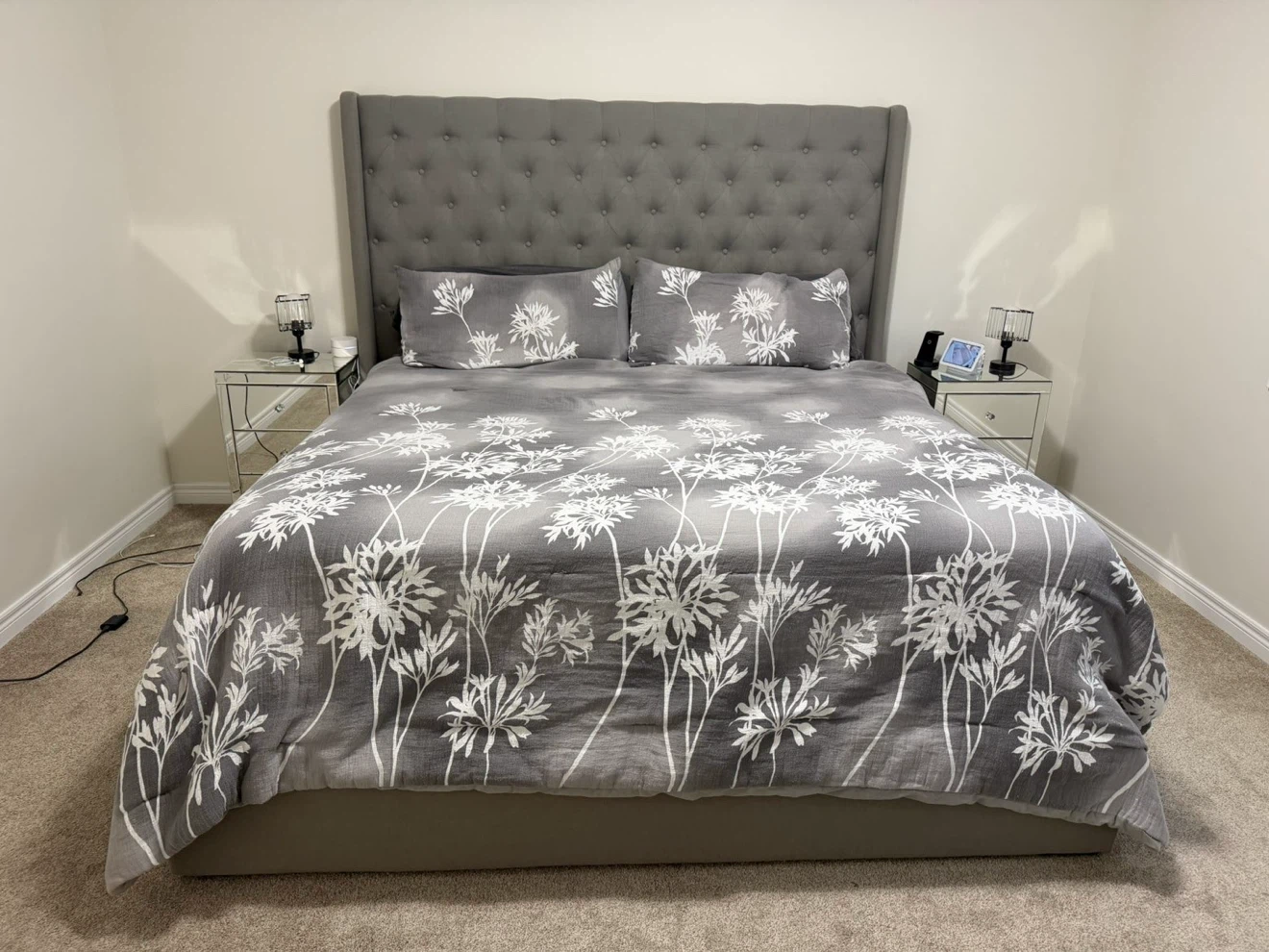 Grey King Bed For Sale - photo 2