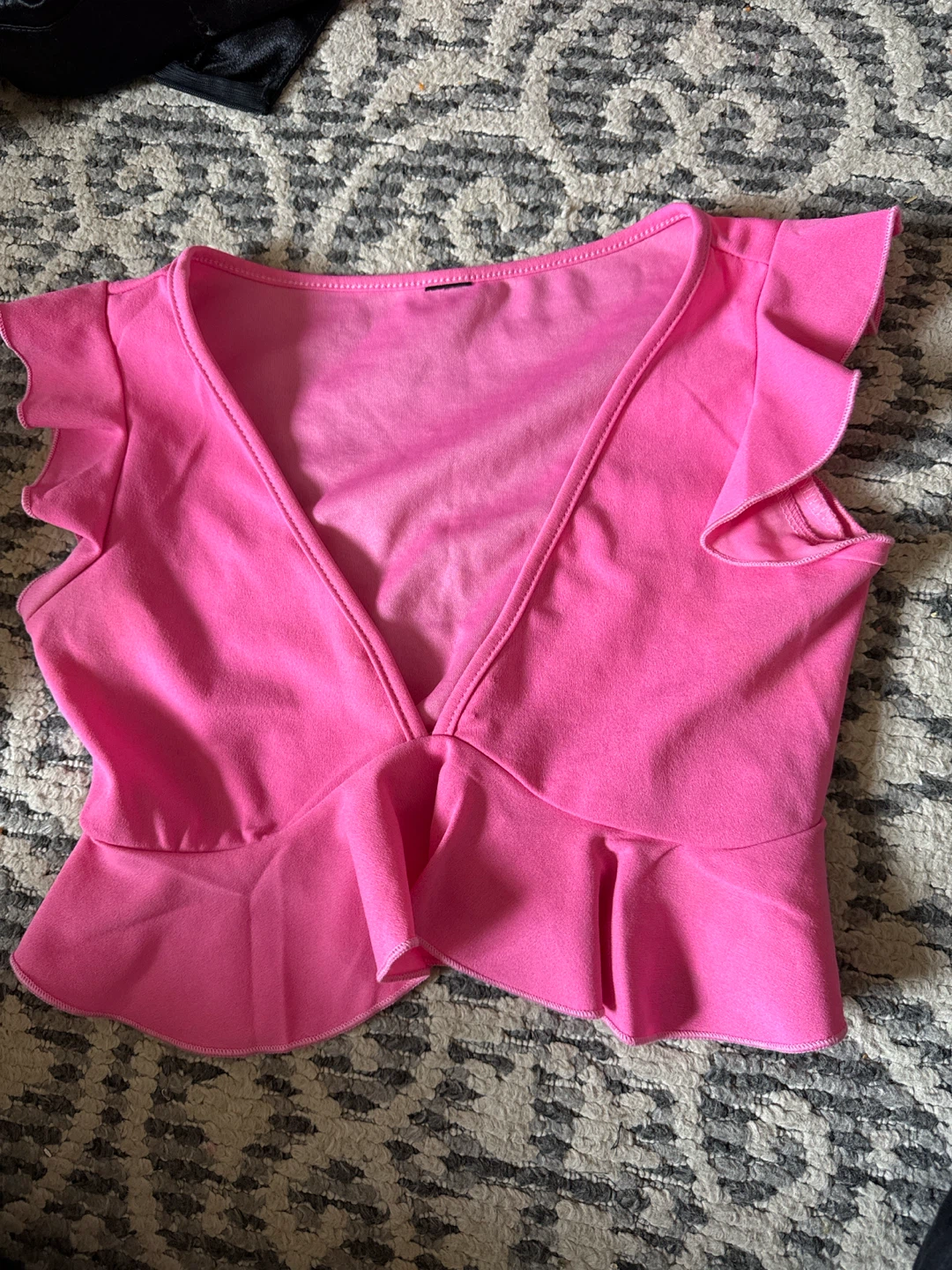 Pink Peplum Top size small