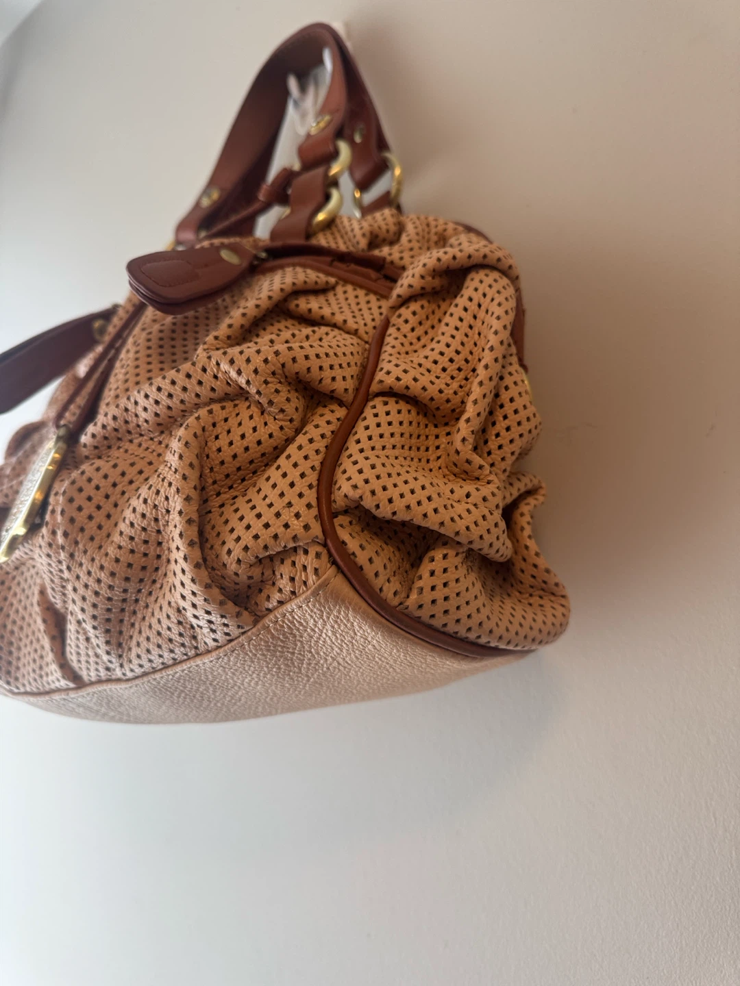Vince Camuto Perforated Leather Hobo Bag - photo 2