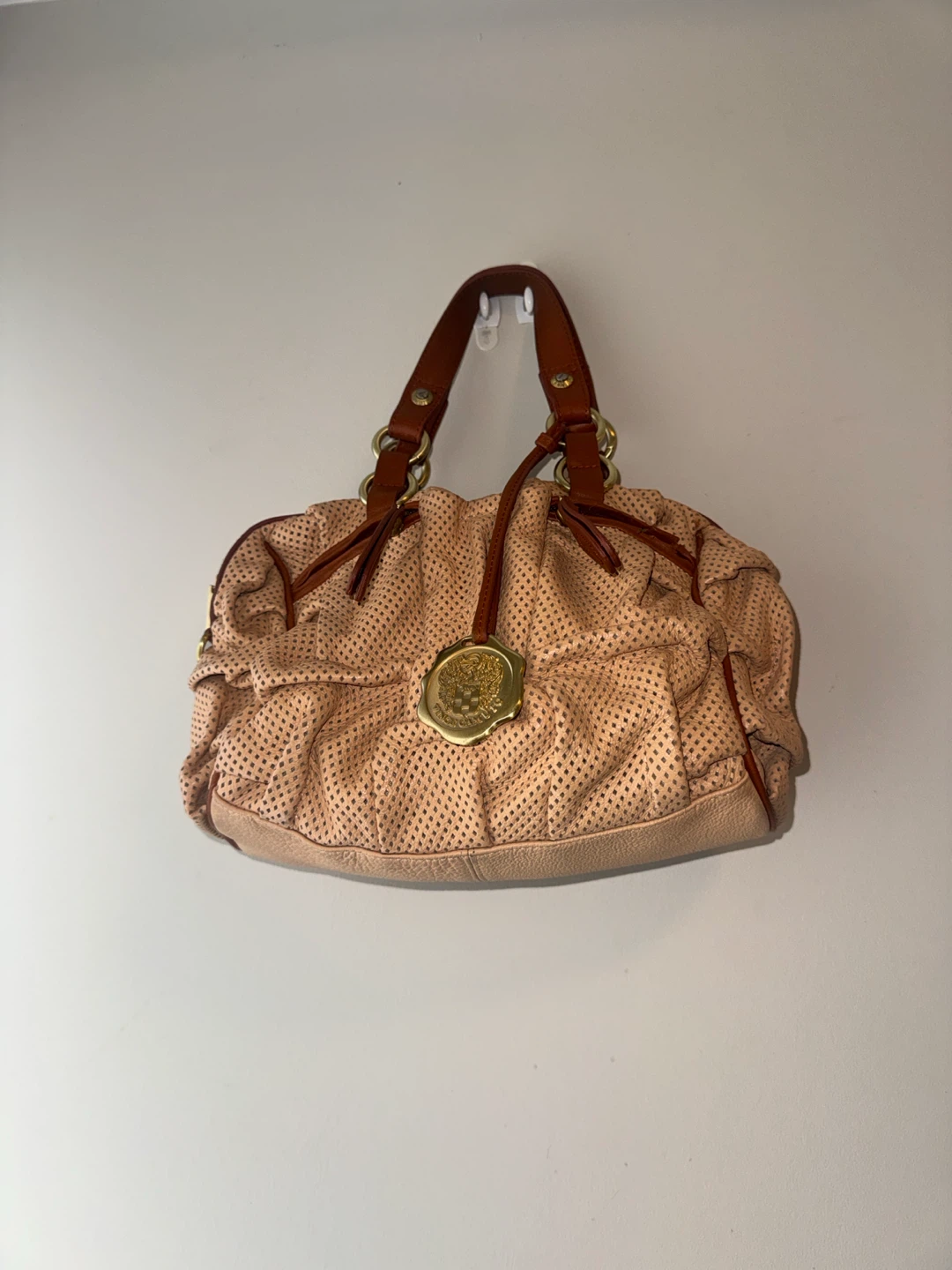 Vince Camuto Perforated Leather Hobo Bag - photo 4
