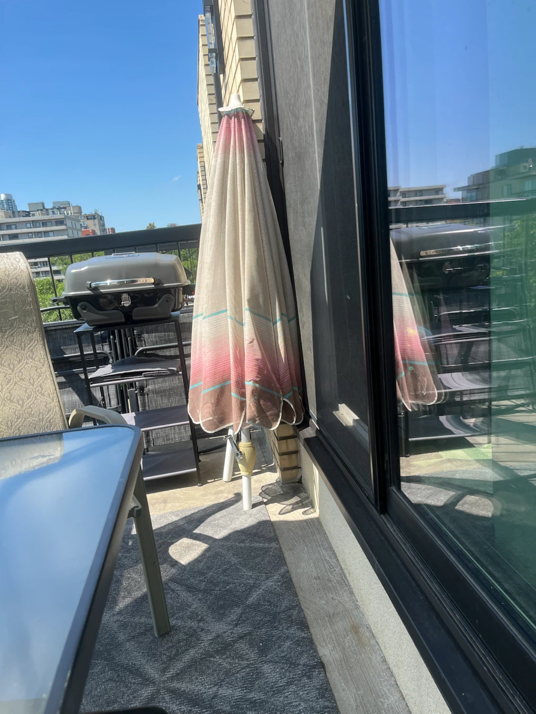 Striped Patio Umbrella - photo 5