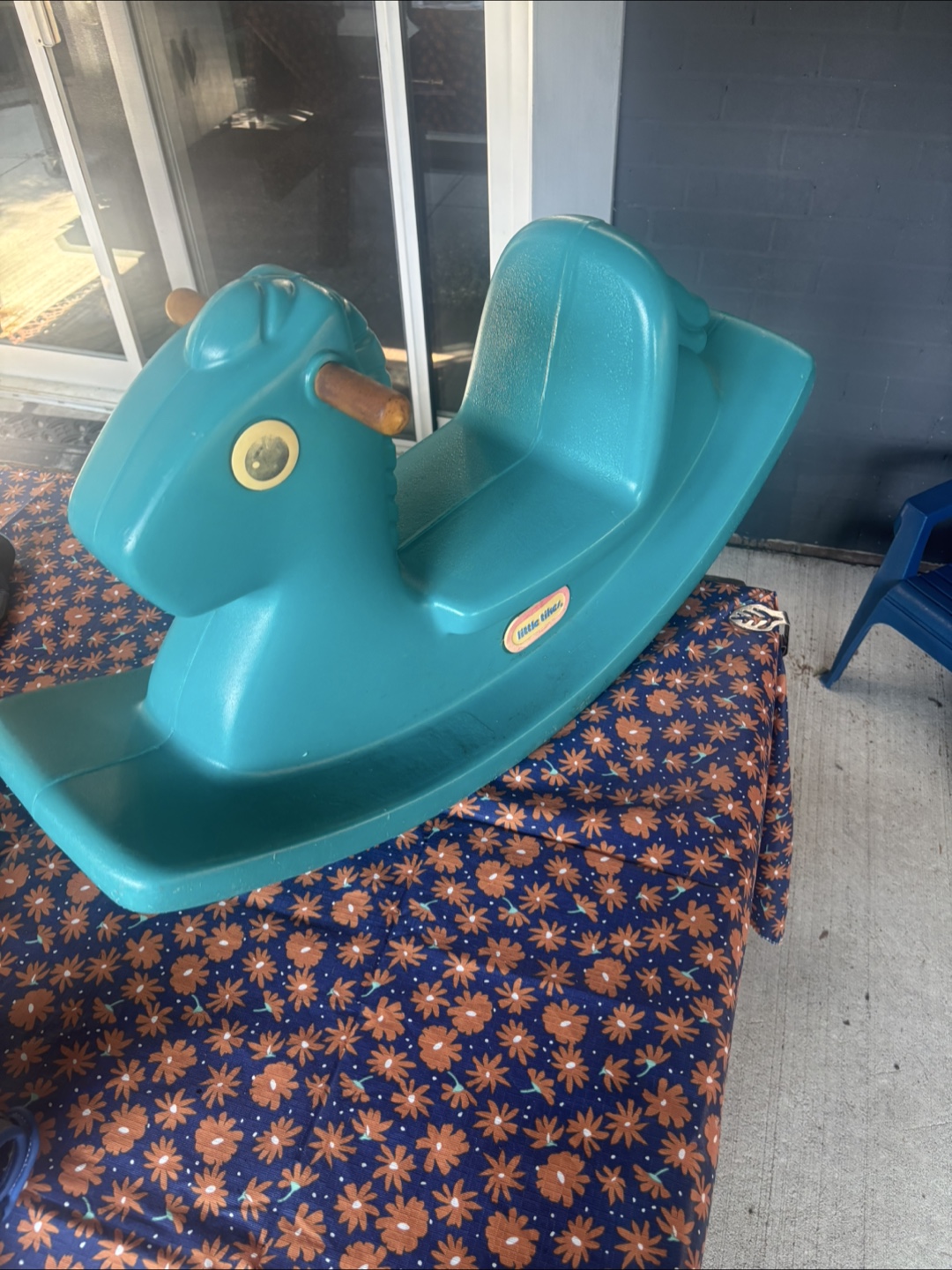 Little Tikes Rocking Horse - Teal - photo 3
