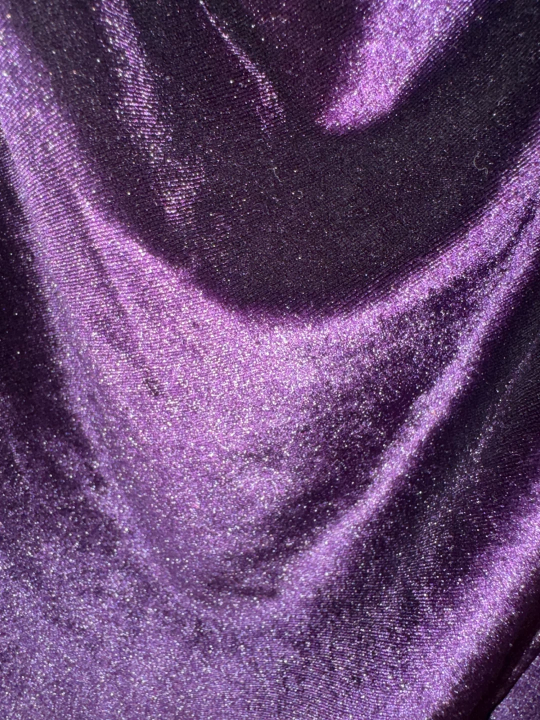 Purple Velvet Wrap Dress - photo 3